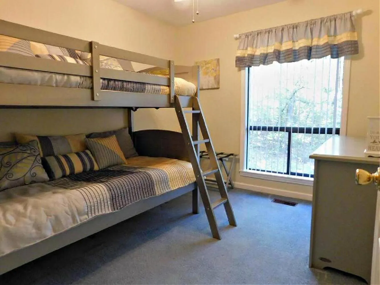 bunk bed, Bed in Secluded Home with Mini Waterfall and a Creek in Hot Springs