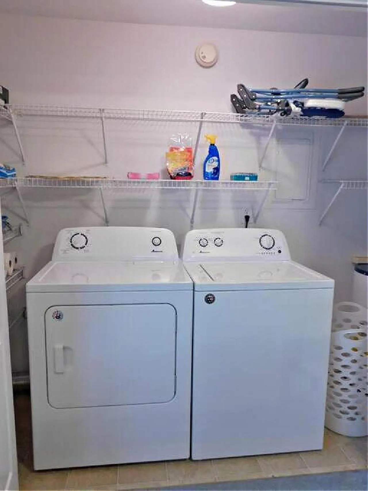 washing machine in Secluded Home with Mini Waterfall and a Creek in Hot Springs
