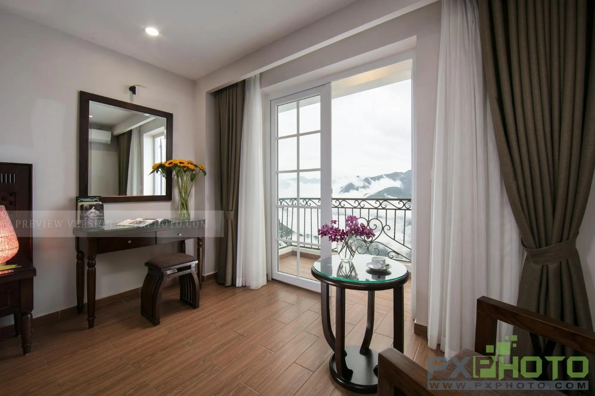 Balcony/Terrace in Azure Sapa Hotel