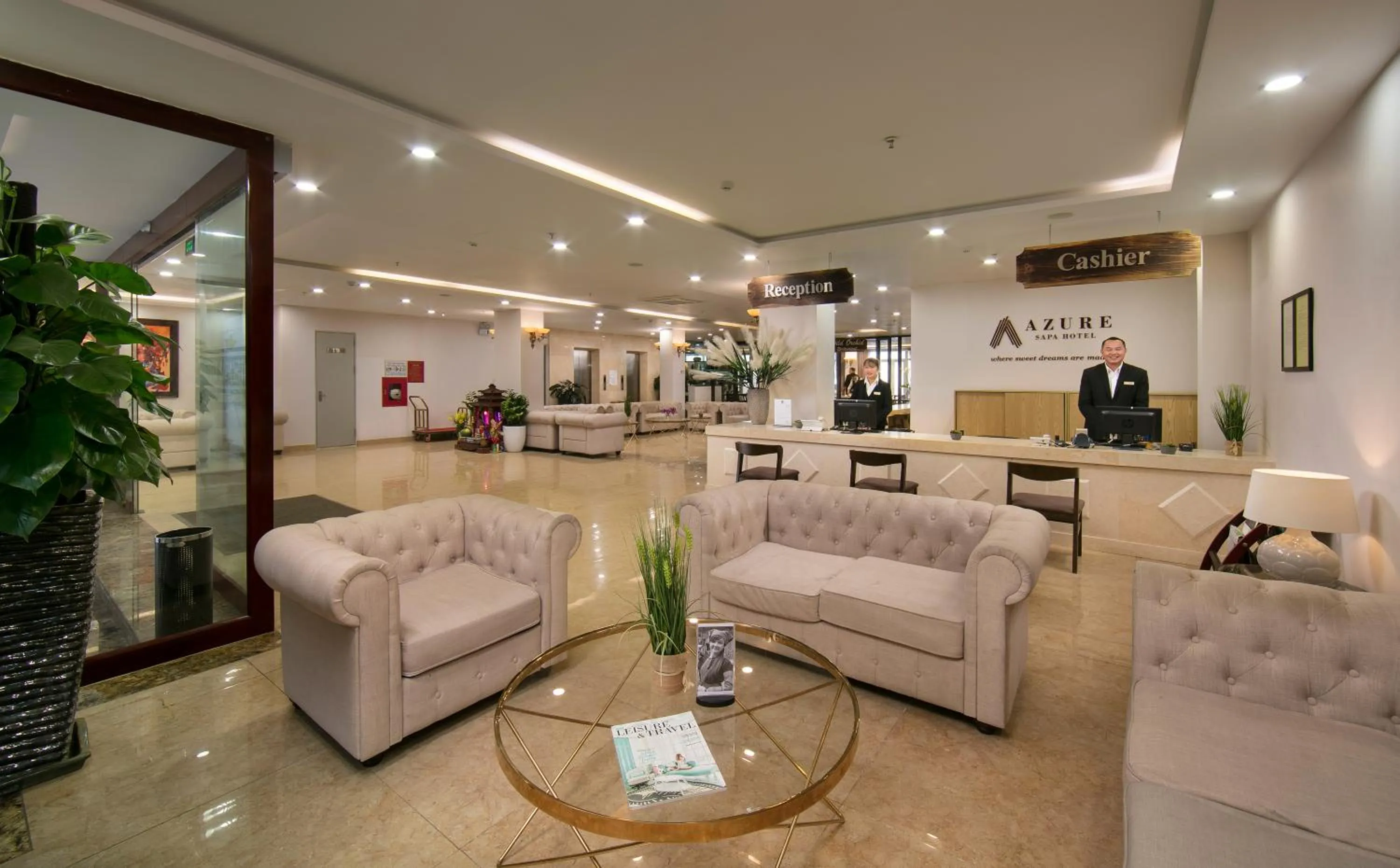 Living room in Azure Sapa Hotel