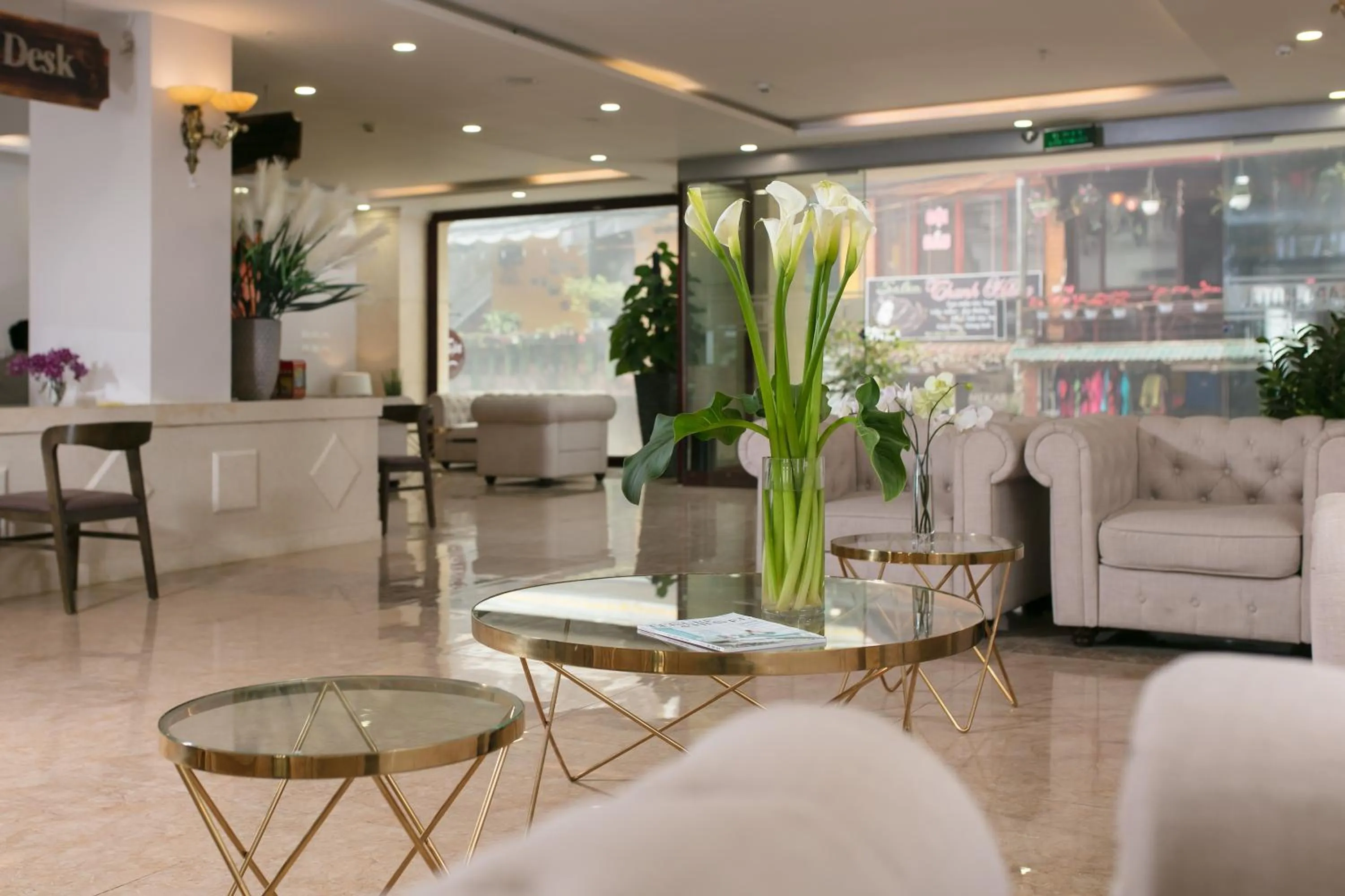 Lobby or reception in Azure Sapa Hotel