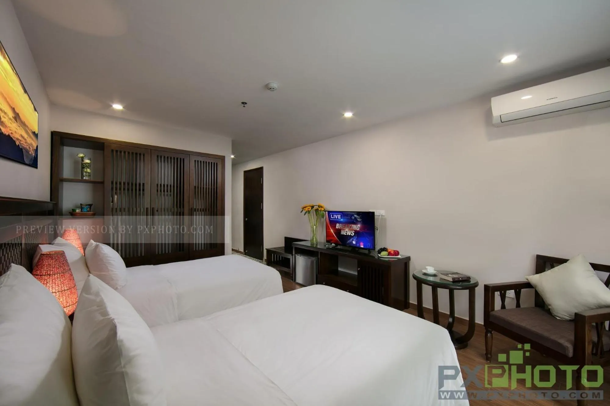 Living room, Bed in Azure Sapa Hotel