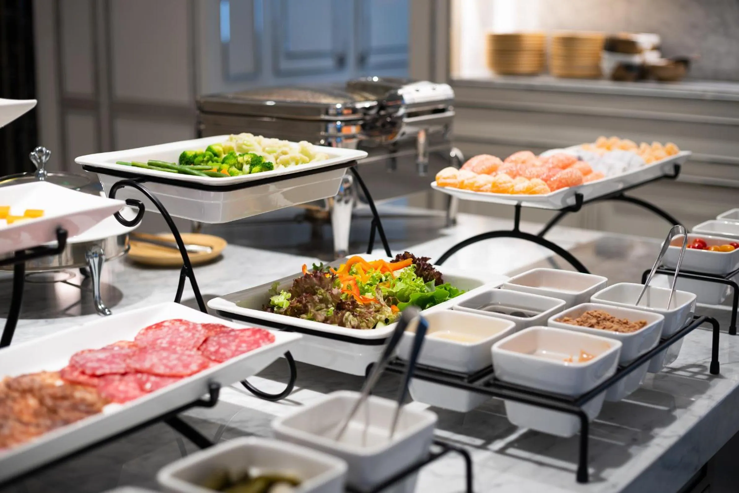 Continental breakfast in Bach Suites Saigon, a Member of Design Hotels