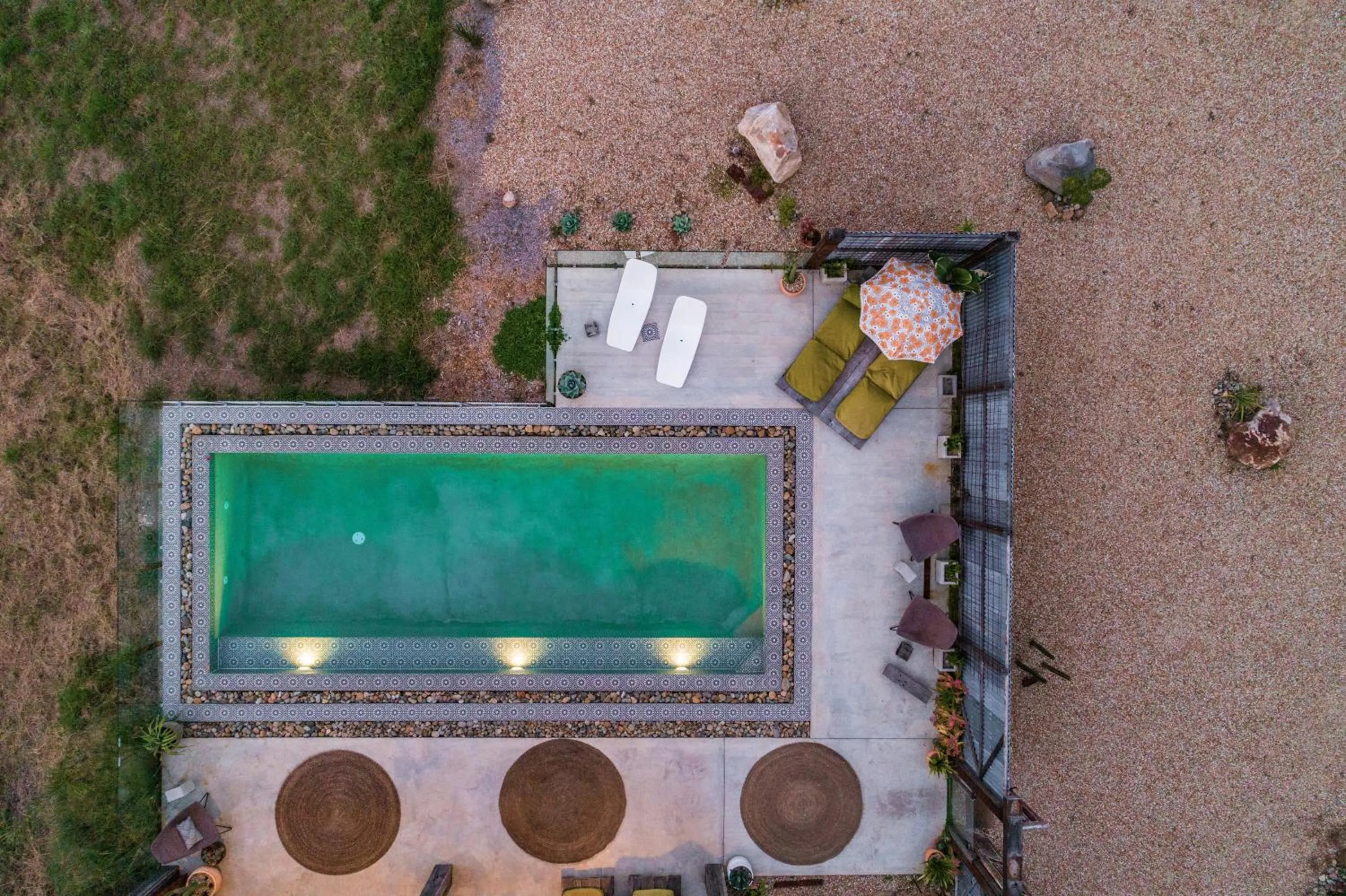 Bird's eye view in Blackbird Luxury Accommodation