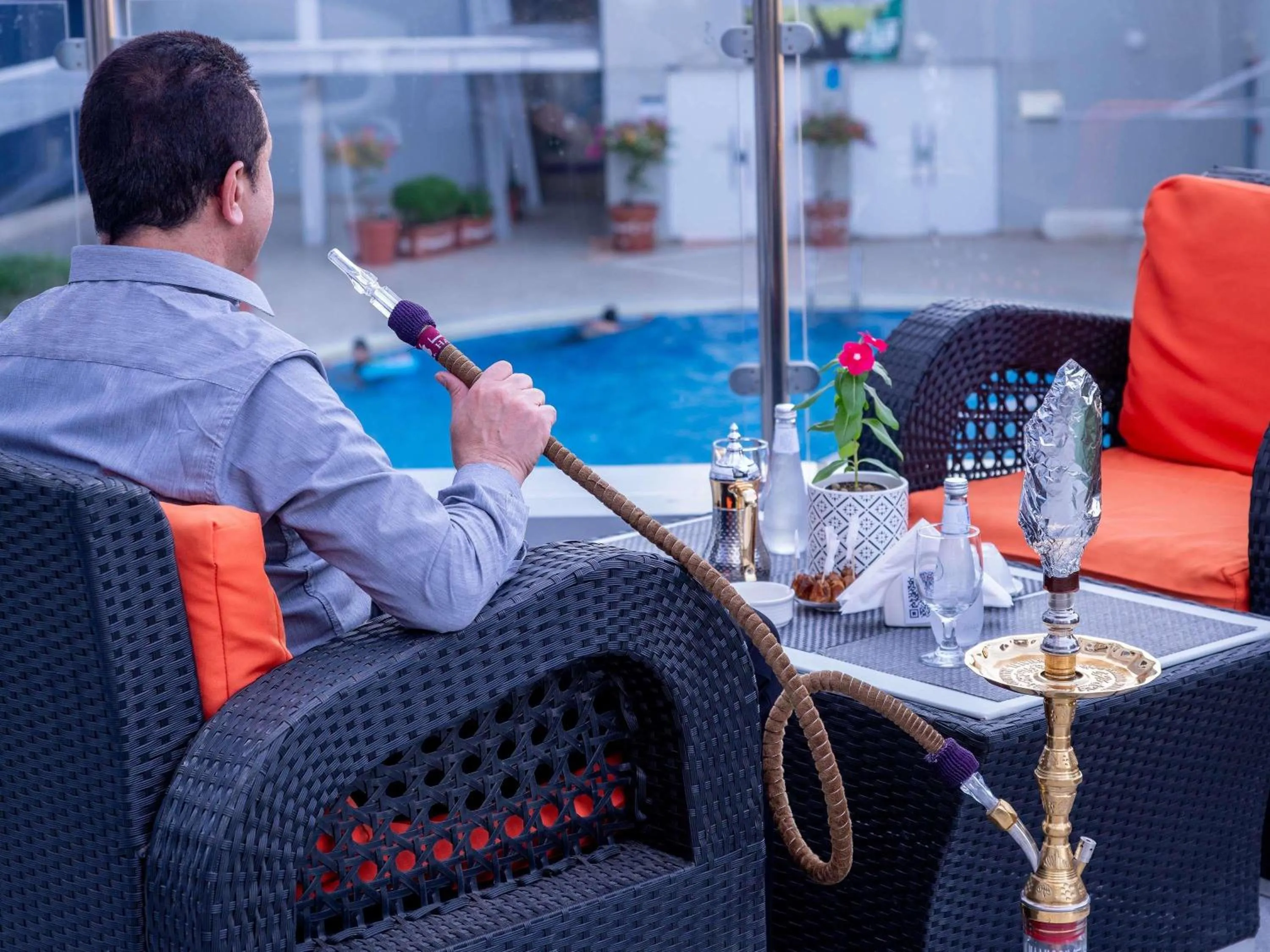 Lounge or bar in Novotel Jazan