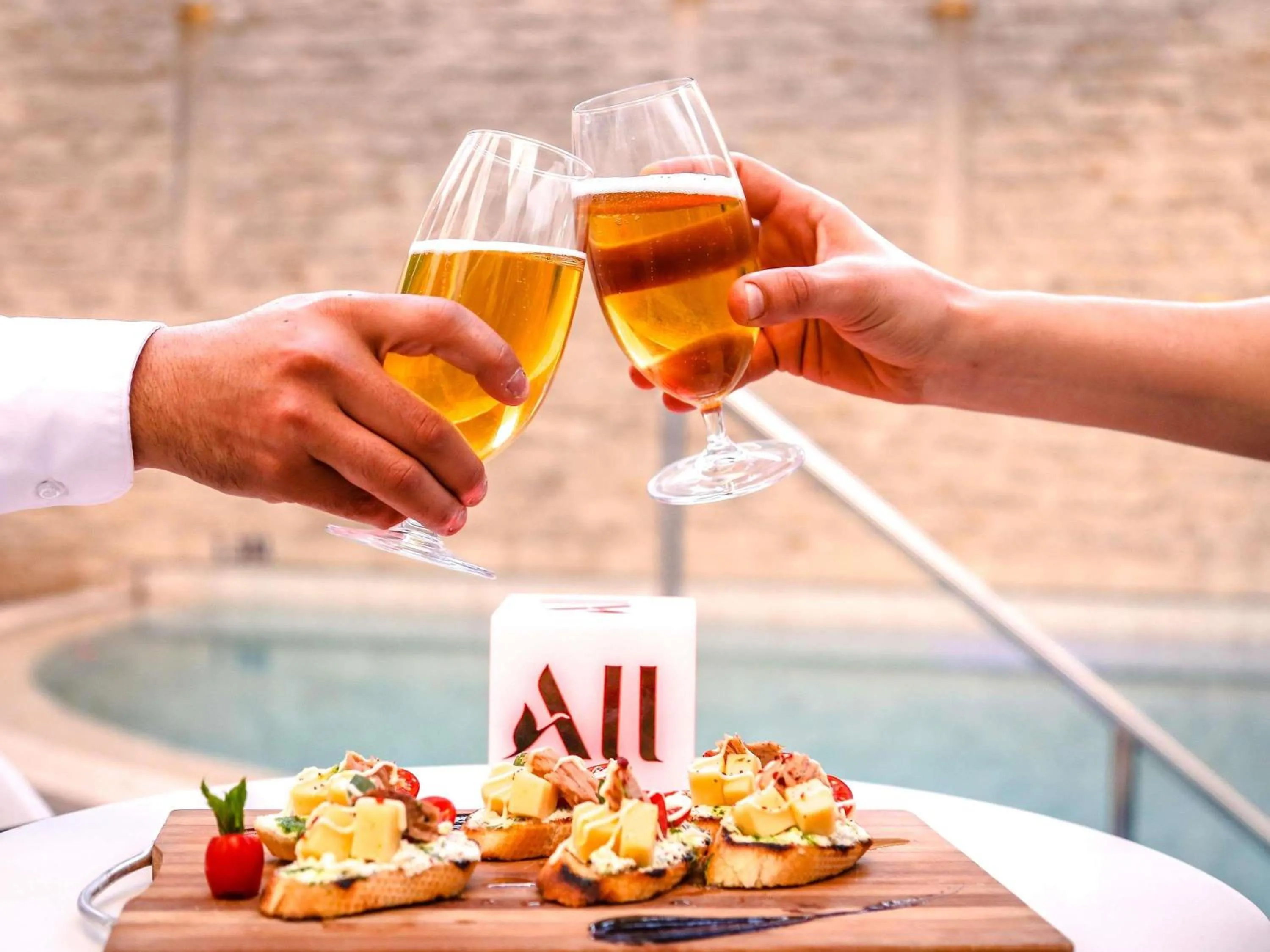 Pool view in Ibis Sfax