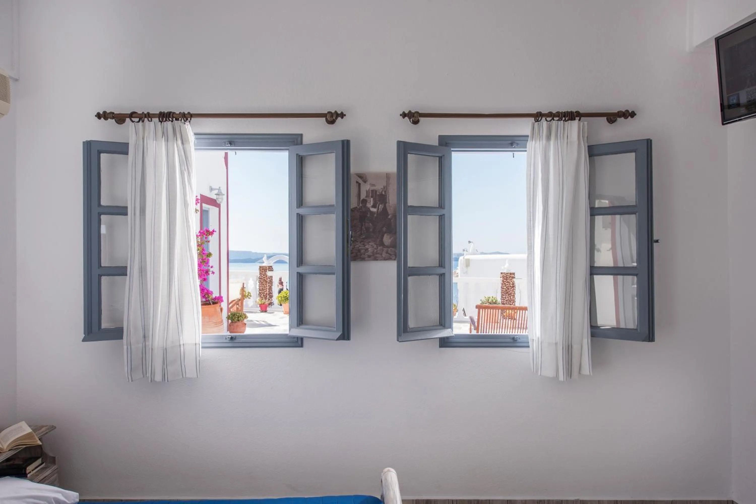 Balcony/Terrace in Maryloujohn Villas Oia