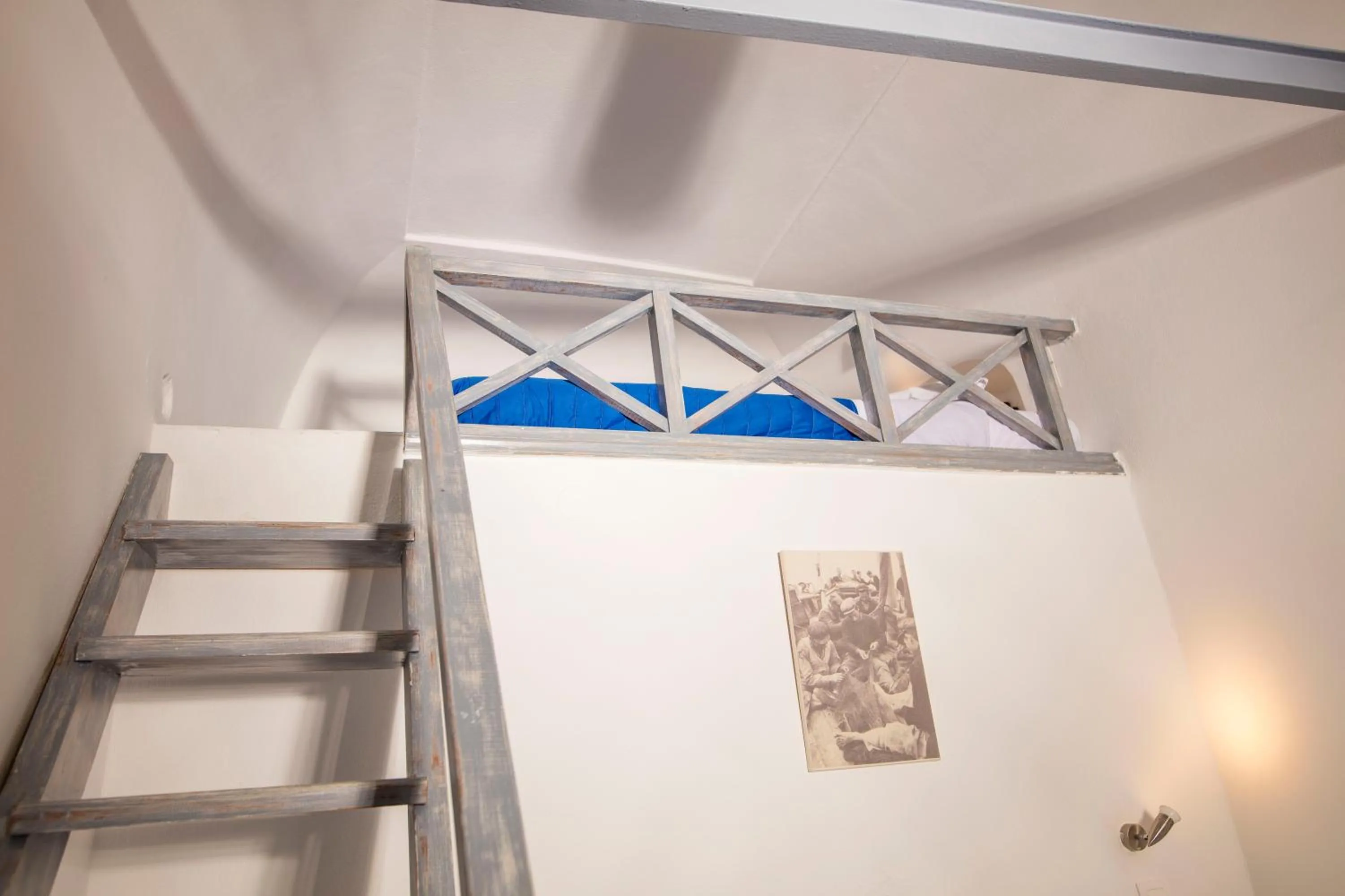 Bed in Maryloujohn Villas Oia