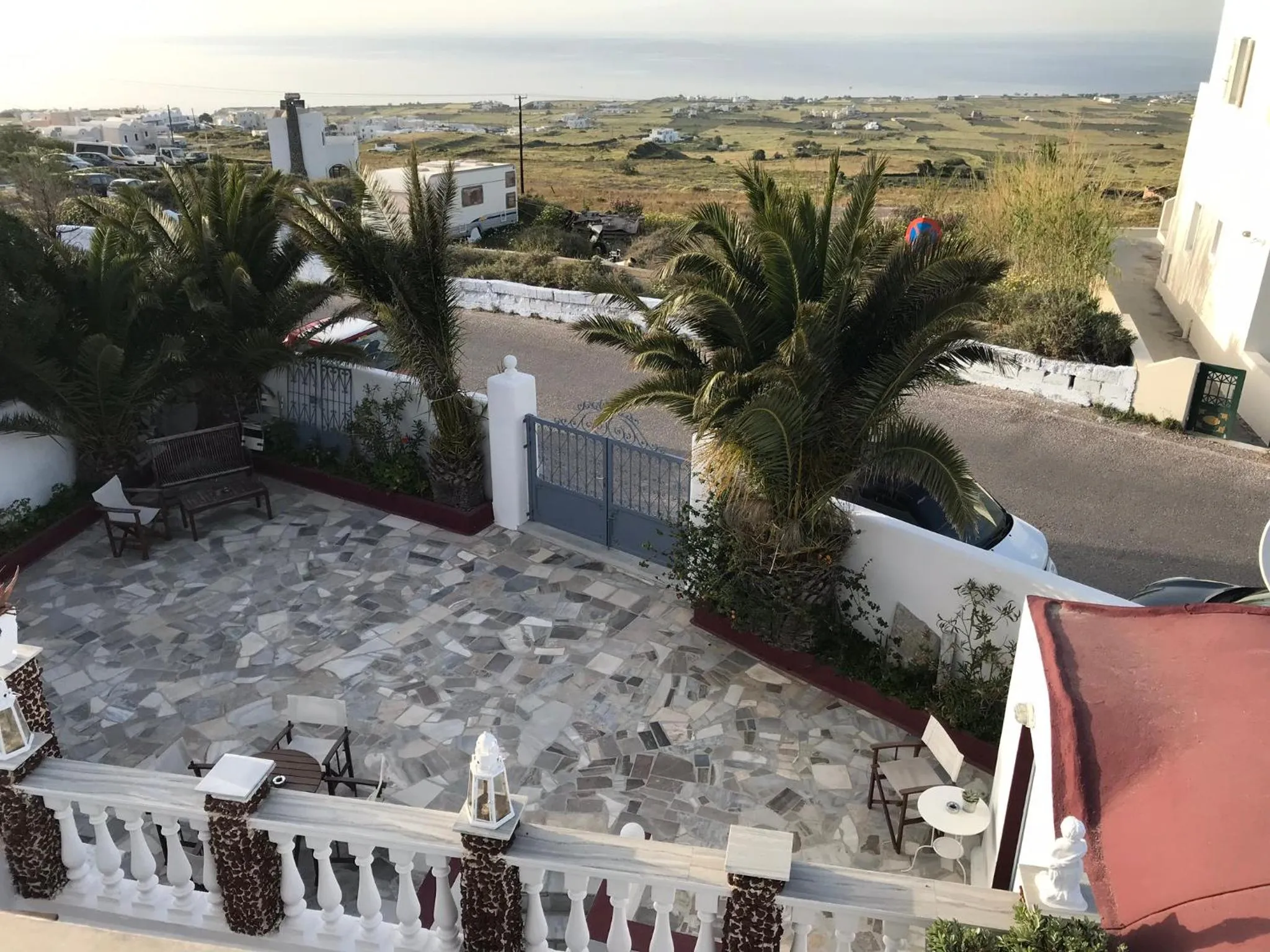 Patio in Maryloujohn Villas Oia