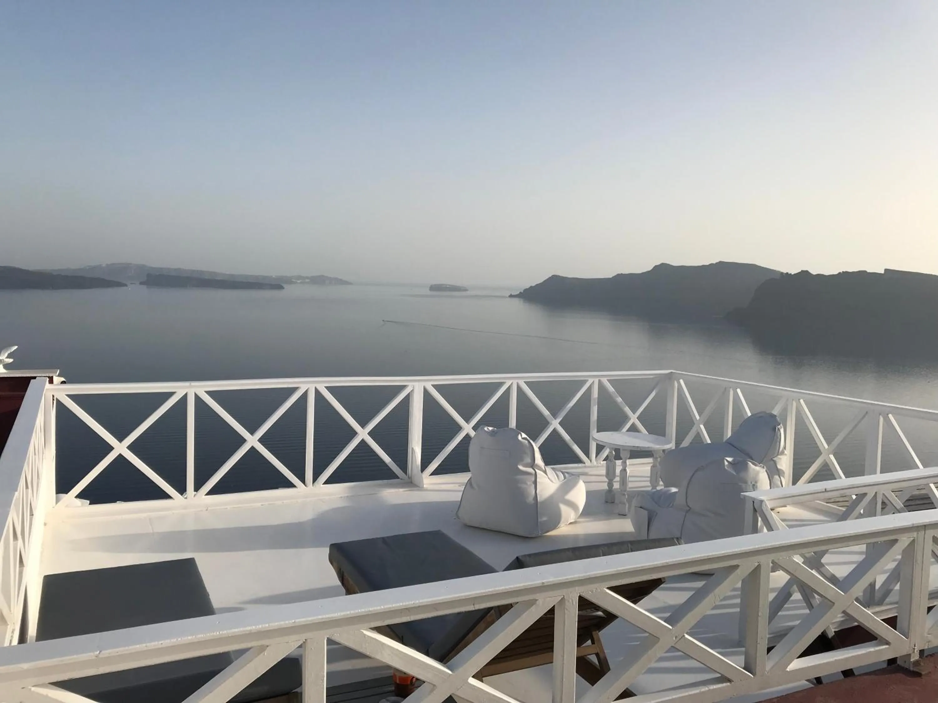 Balcony/Terrace in Maryloujohn Villas Oia