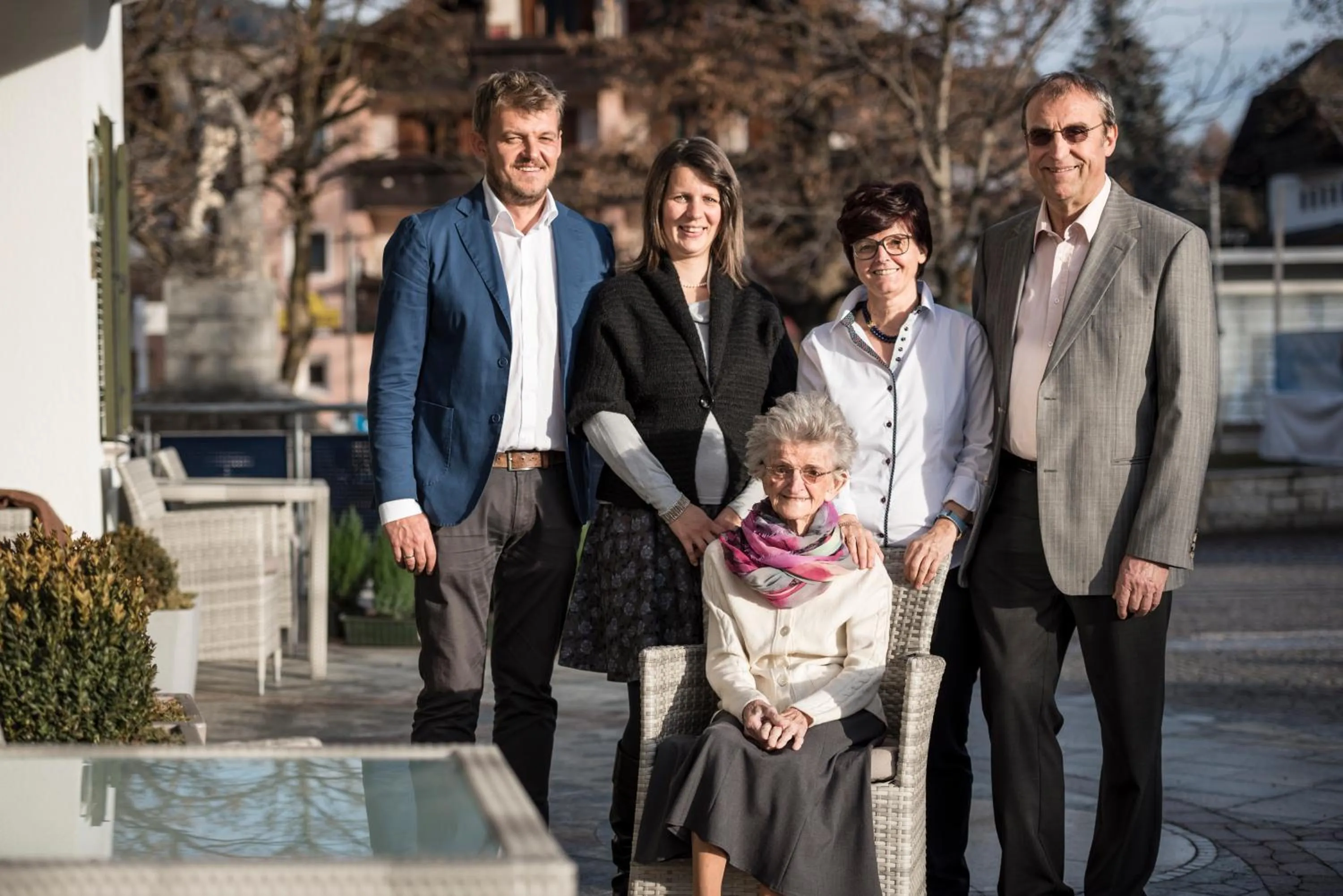 Family in Boutique Hotel Am Park