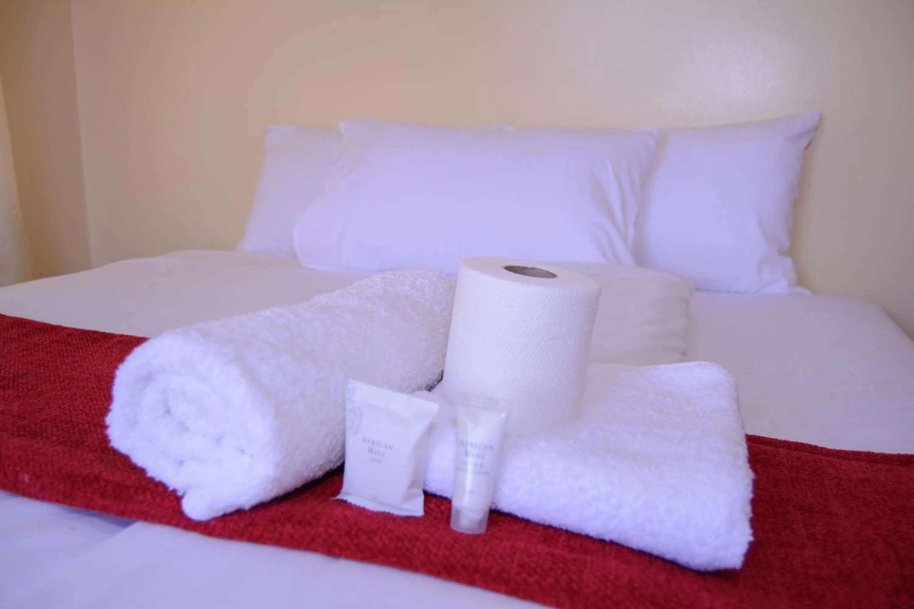 Bed in Royal Guest House