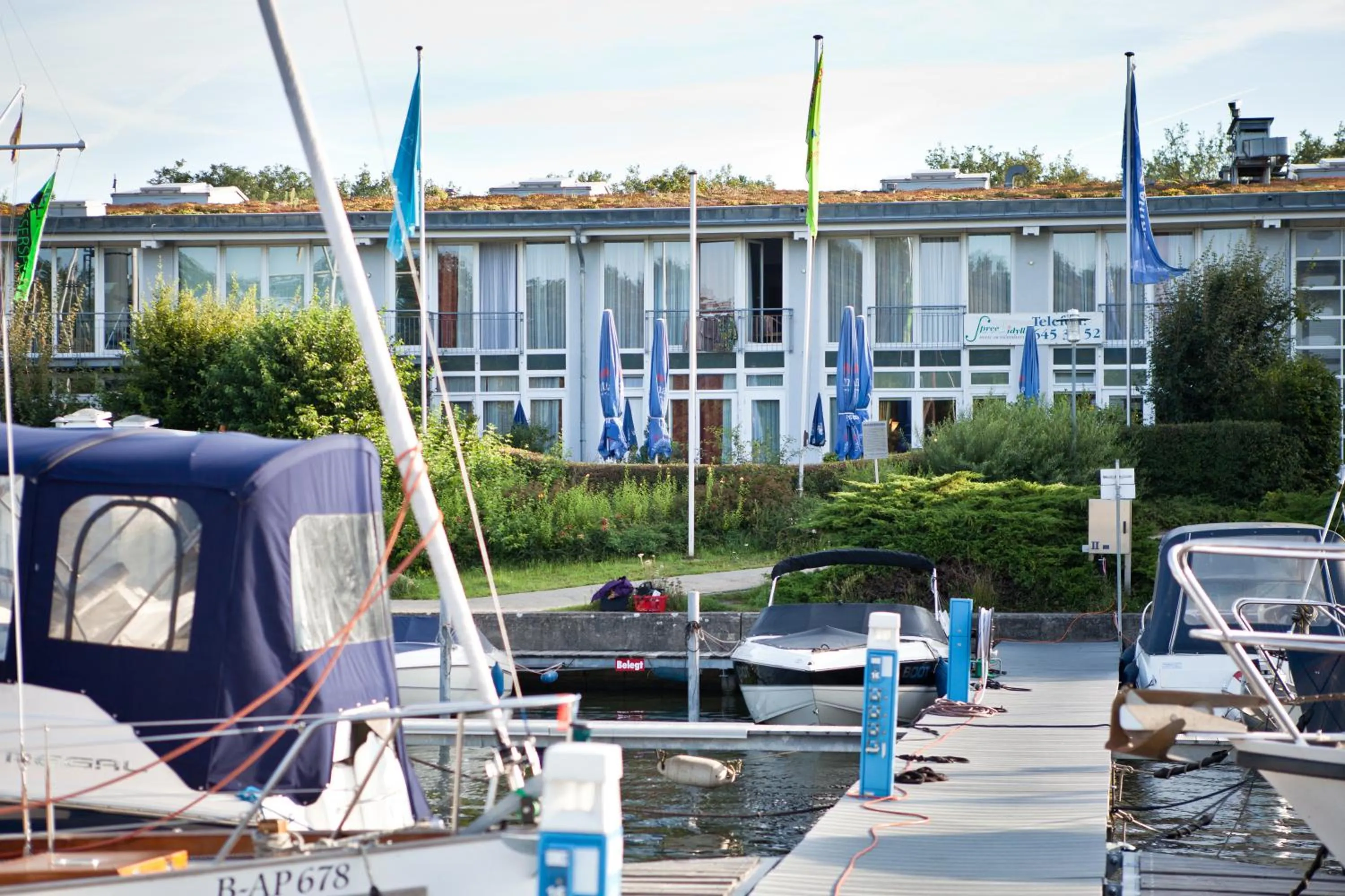 Facade/entrance in Hotel Spree-idyll