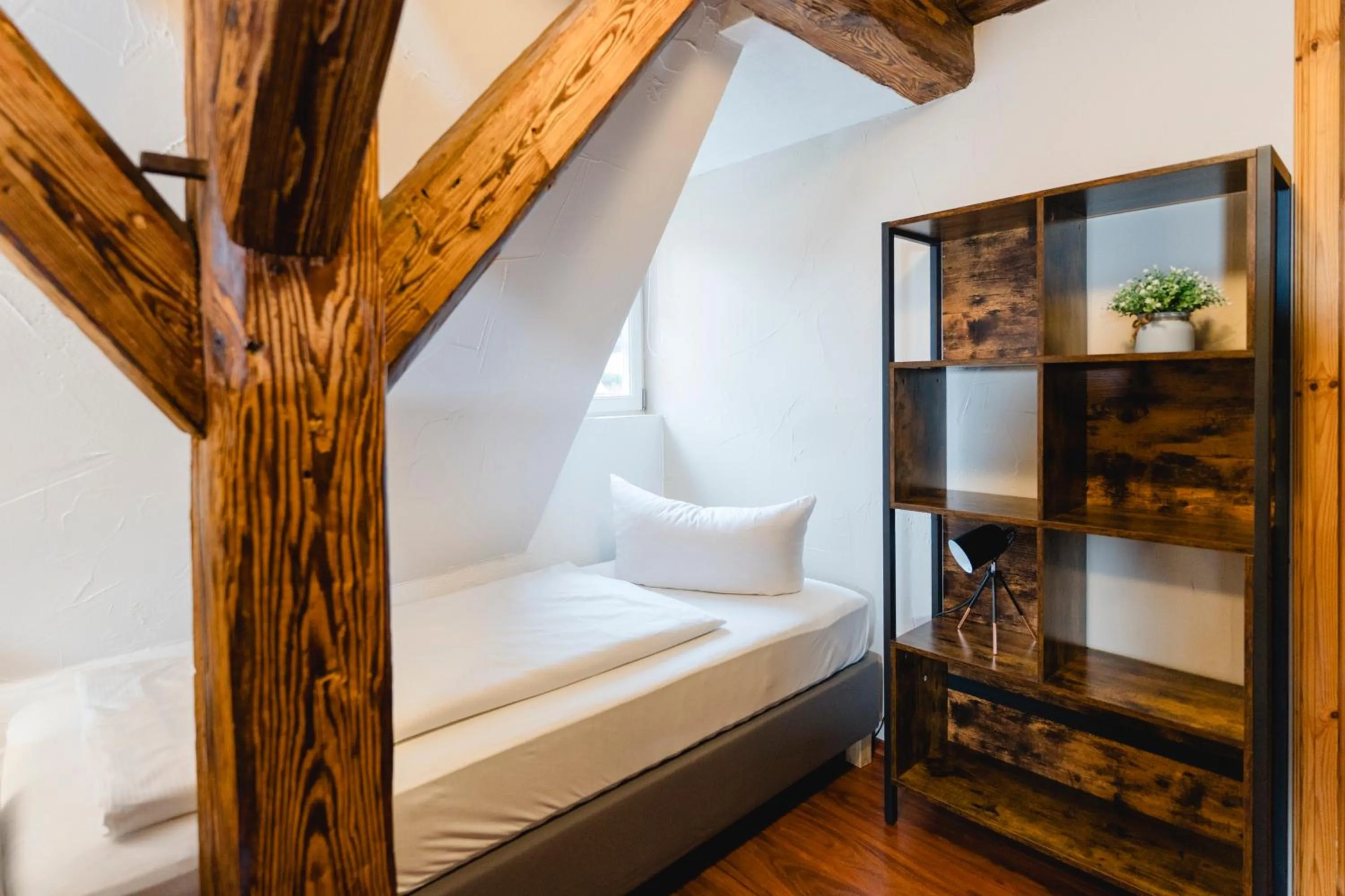 Bed in Landhotel im Hexenwinkel