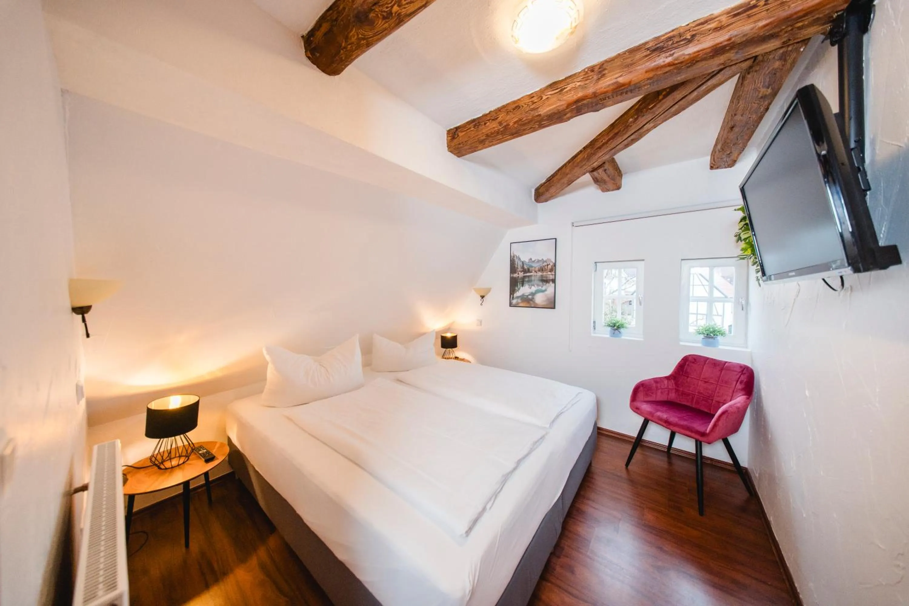 Bedroom, Bed in Landhotel im Hexenwinkel