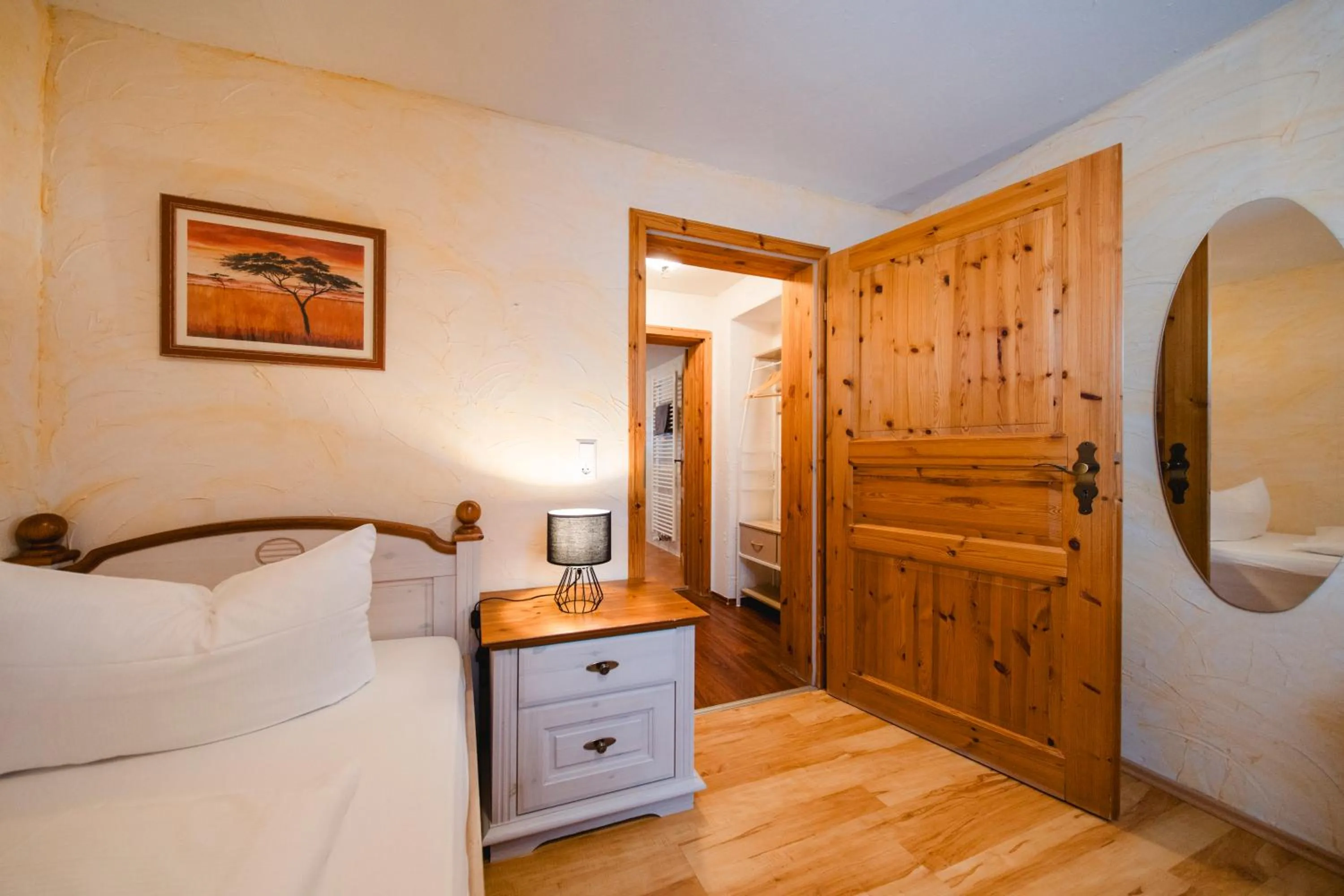 Photo of the whole room, Bed in Landhotel im Hexenwinkel