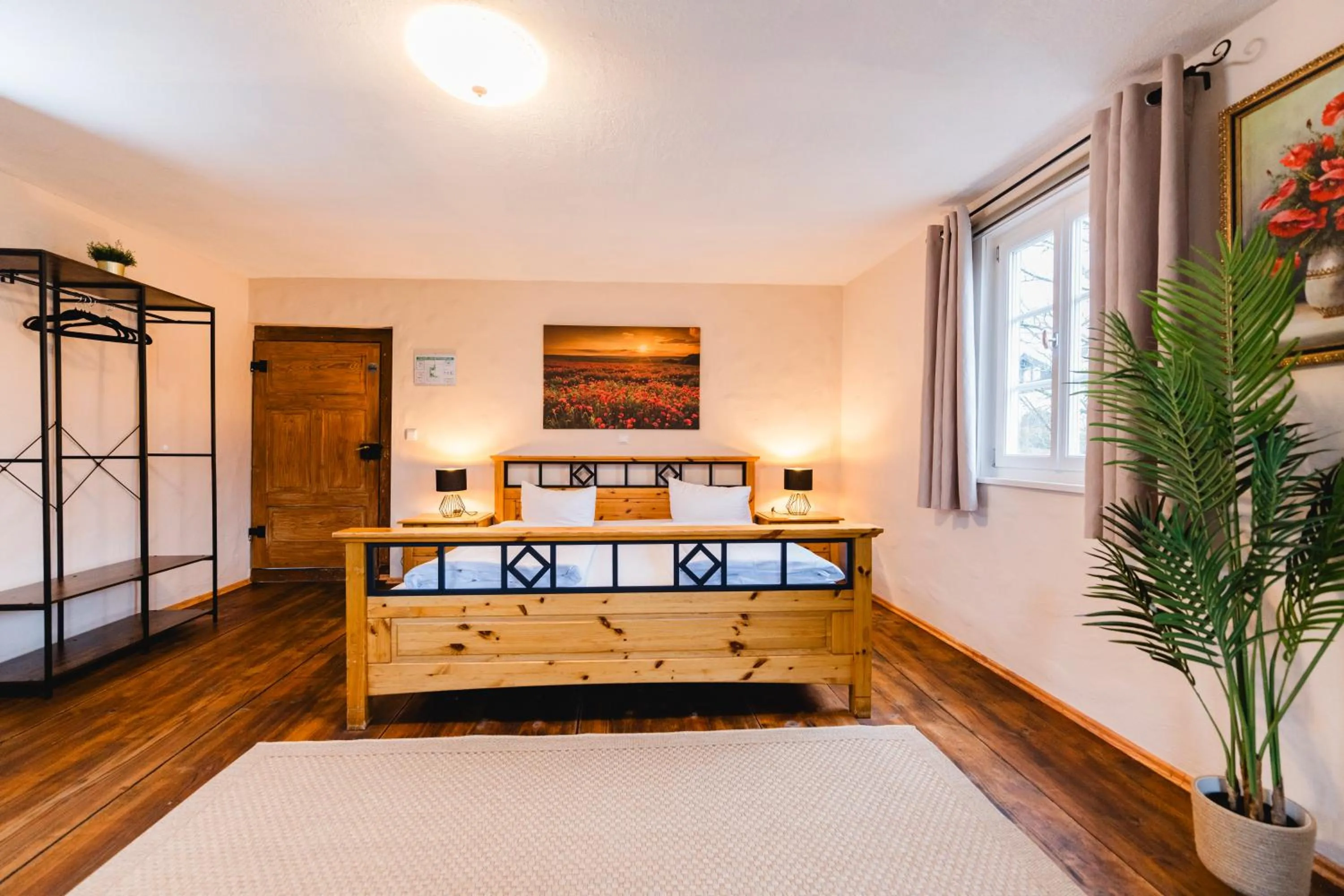 Bed in Landhotel im Hexenwinkel