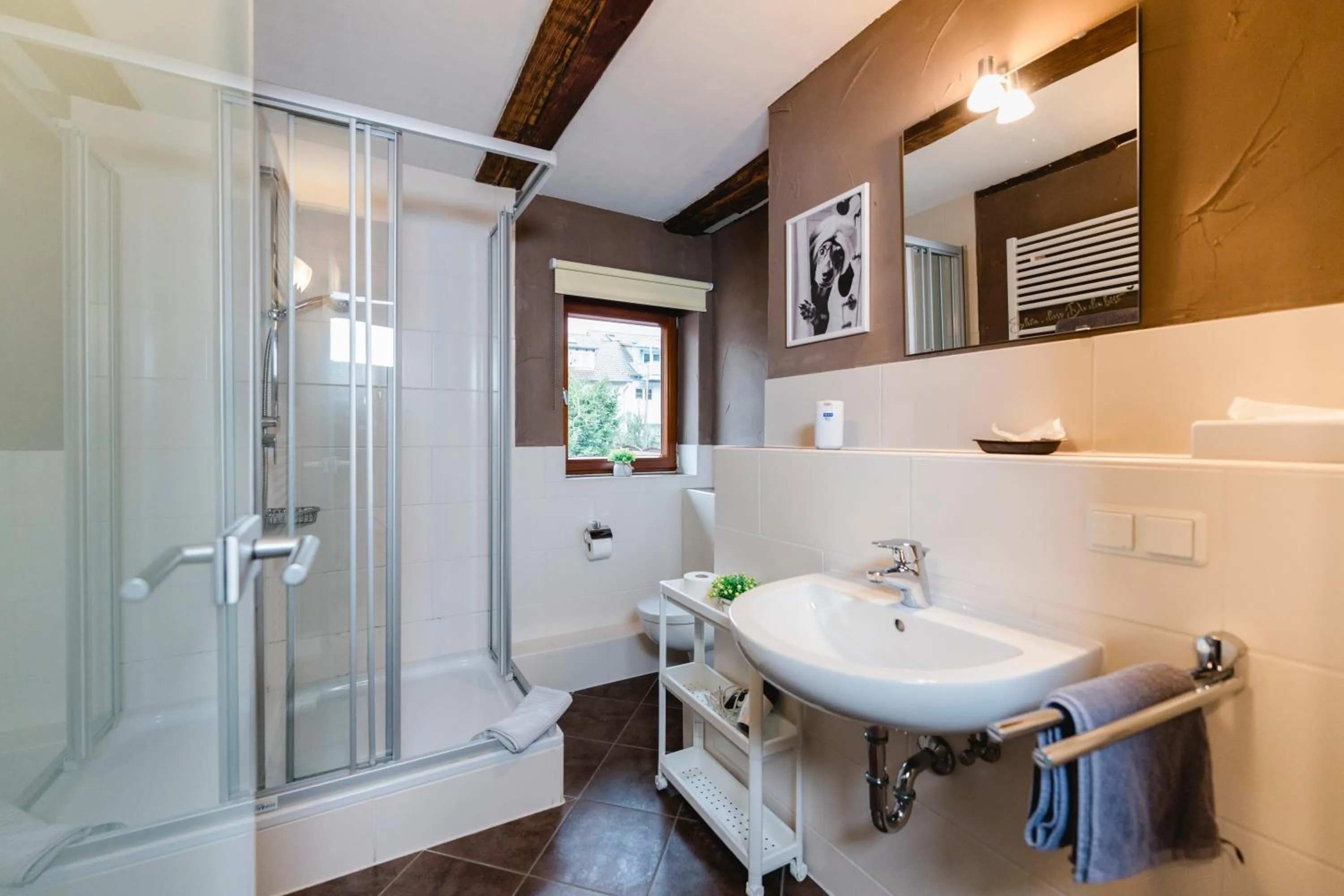 Bathroom in Landhotel im Hexenwinkel