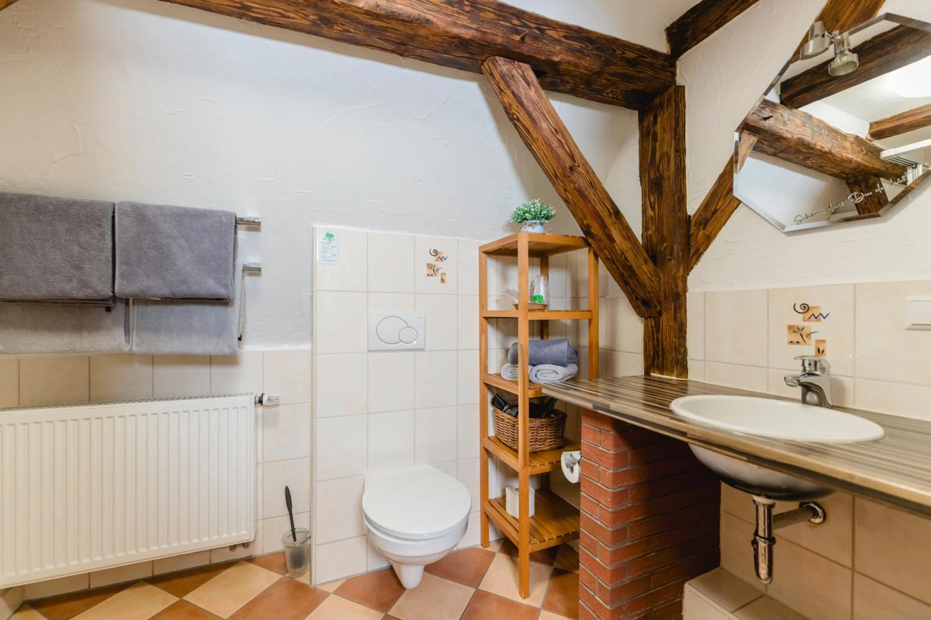 Bathroom in Landhotel im Hexenwinkel