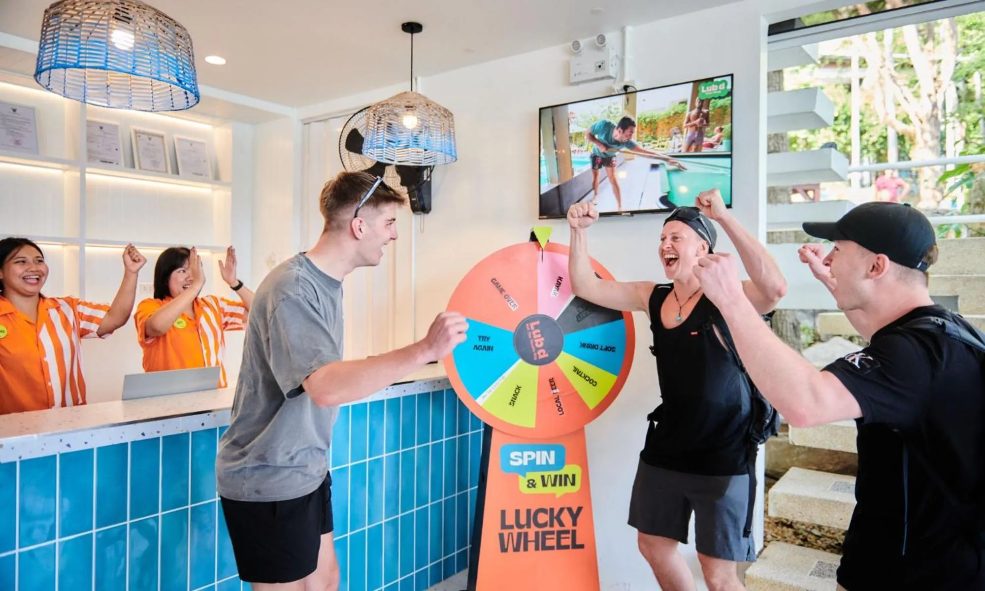 Lobby or reception in Lub d Koh Tao Tanote Bay