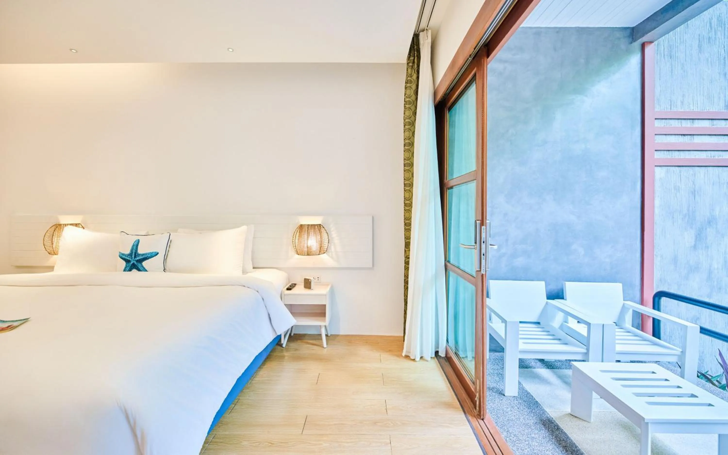 Balcony/Terrace, Bed in Lub d Koh Tao Tanote Bay