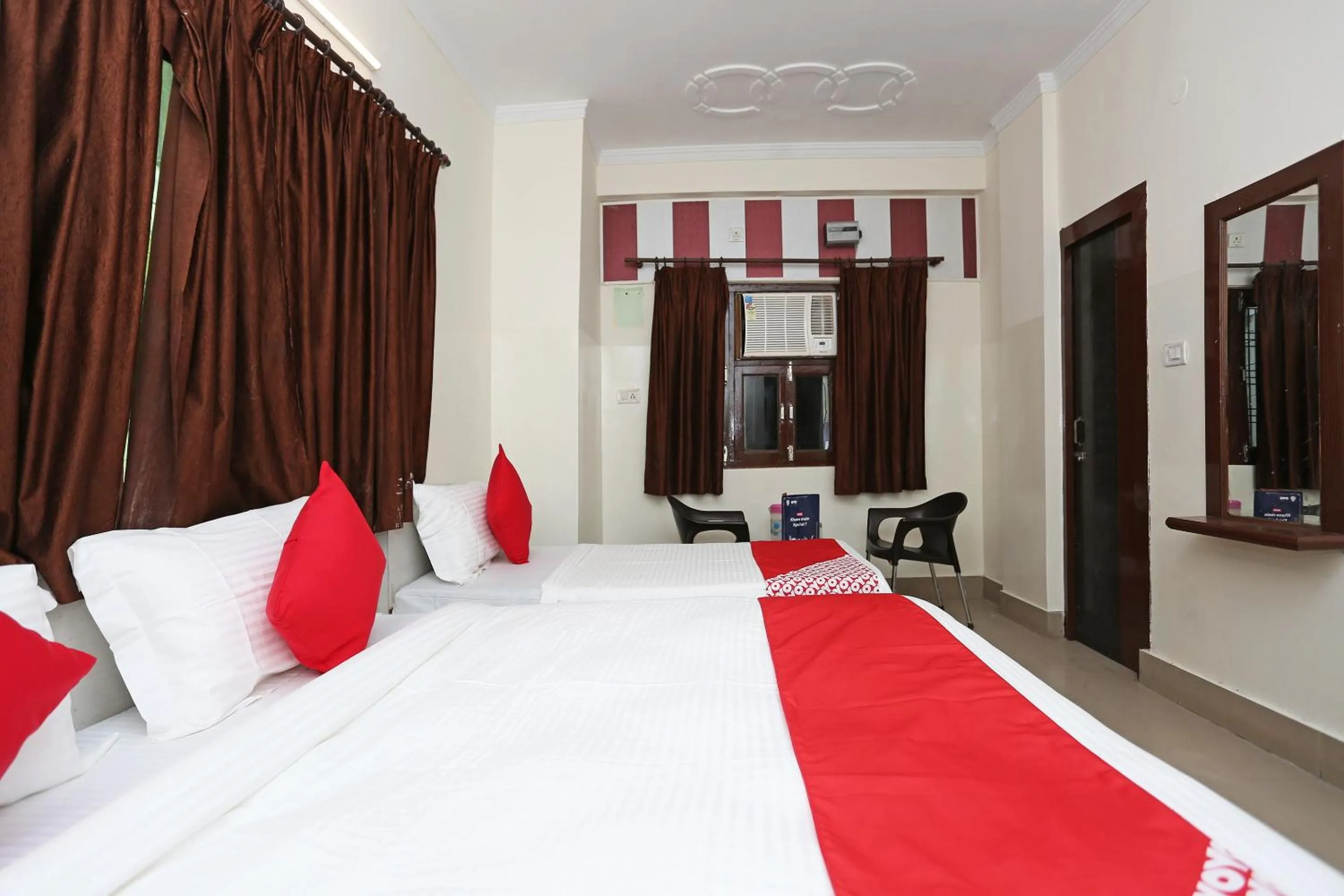 Bedroom, Bed in Hotel O by OYO Shiva Palace