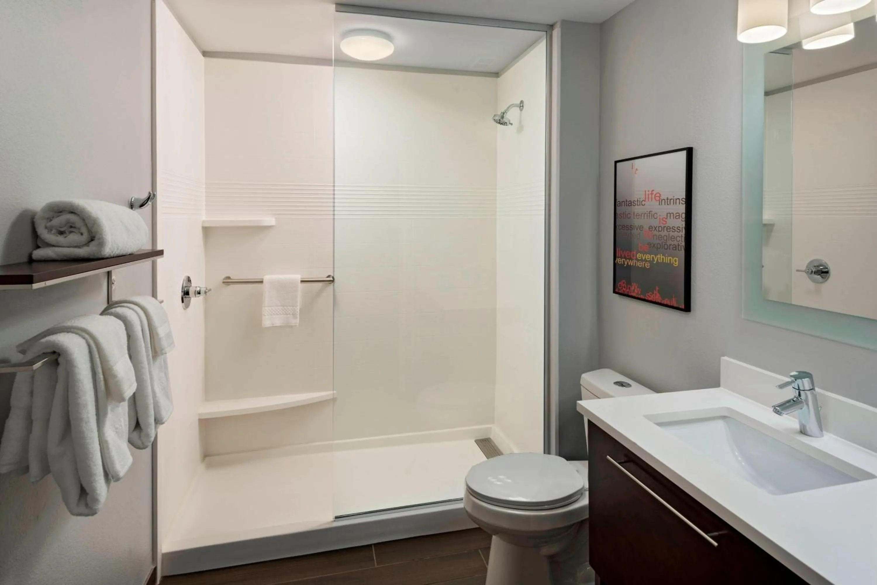 Toilet in TownePlace Suites by Marriott Baton Rouge Port Allen
