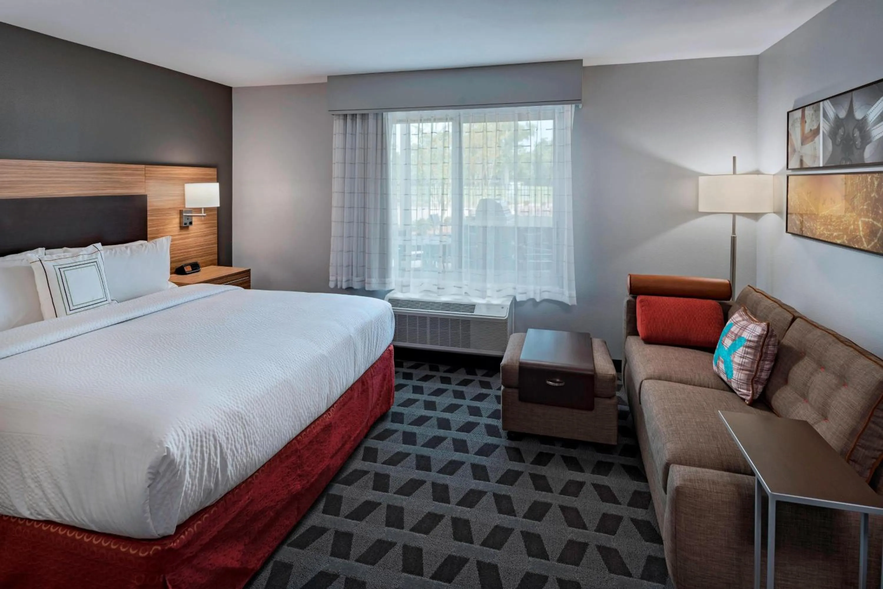 Bedroom, Bed in TownePlace Suites by Marriott Baton Rouge Port Allen