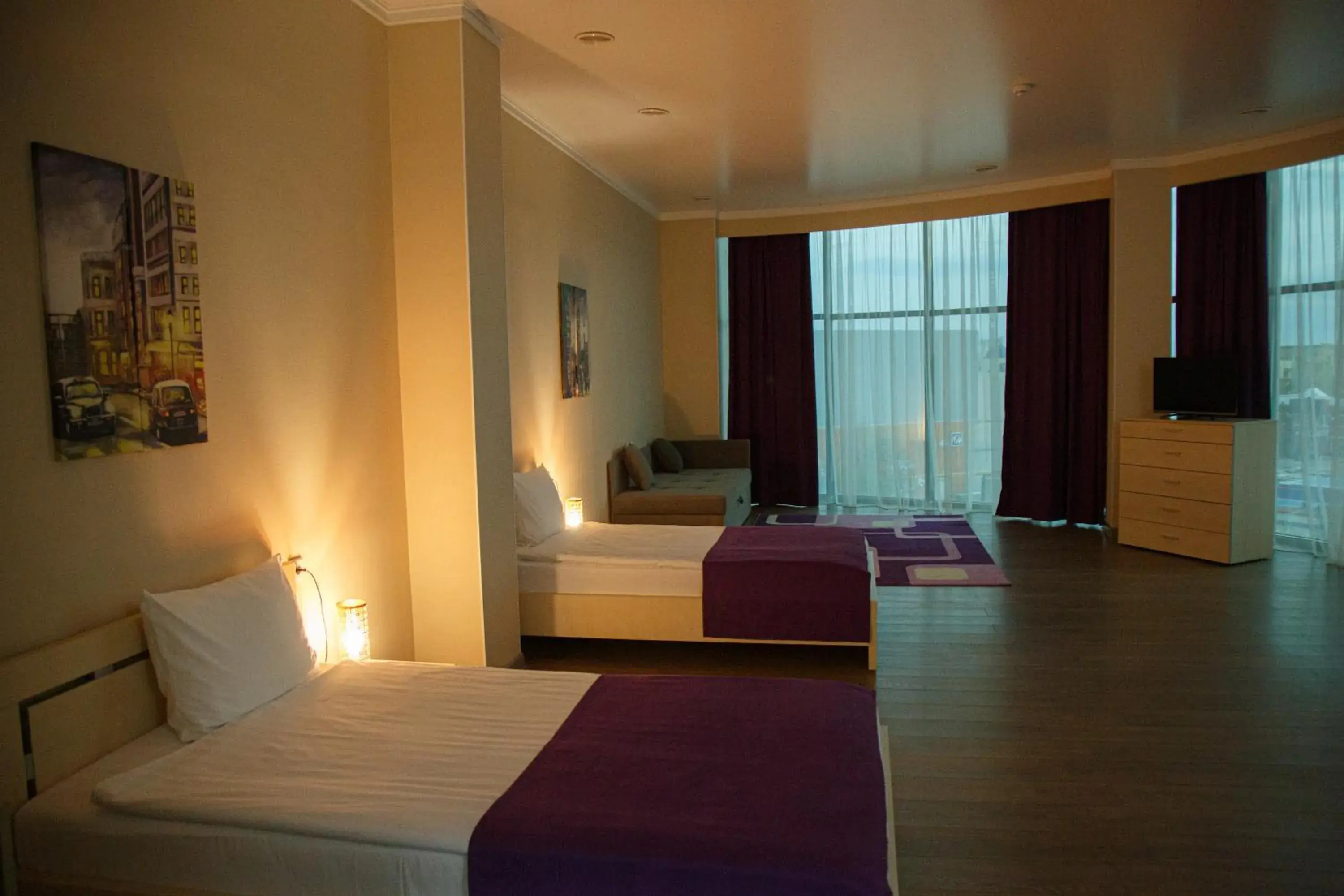 Large Twin Room - single occupancy in Baitau Hotel Aktobe Large Twin Room - single occupancy in Baitau Hotel Aktobe