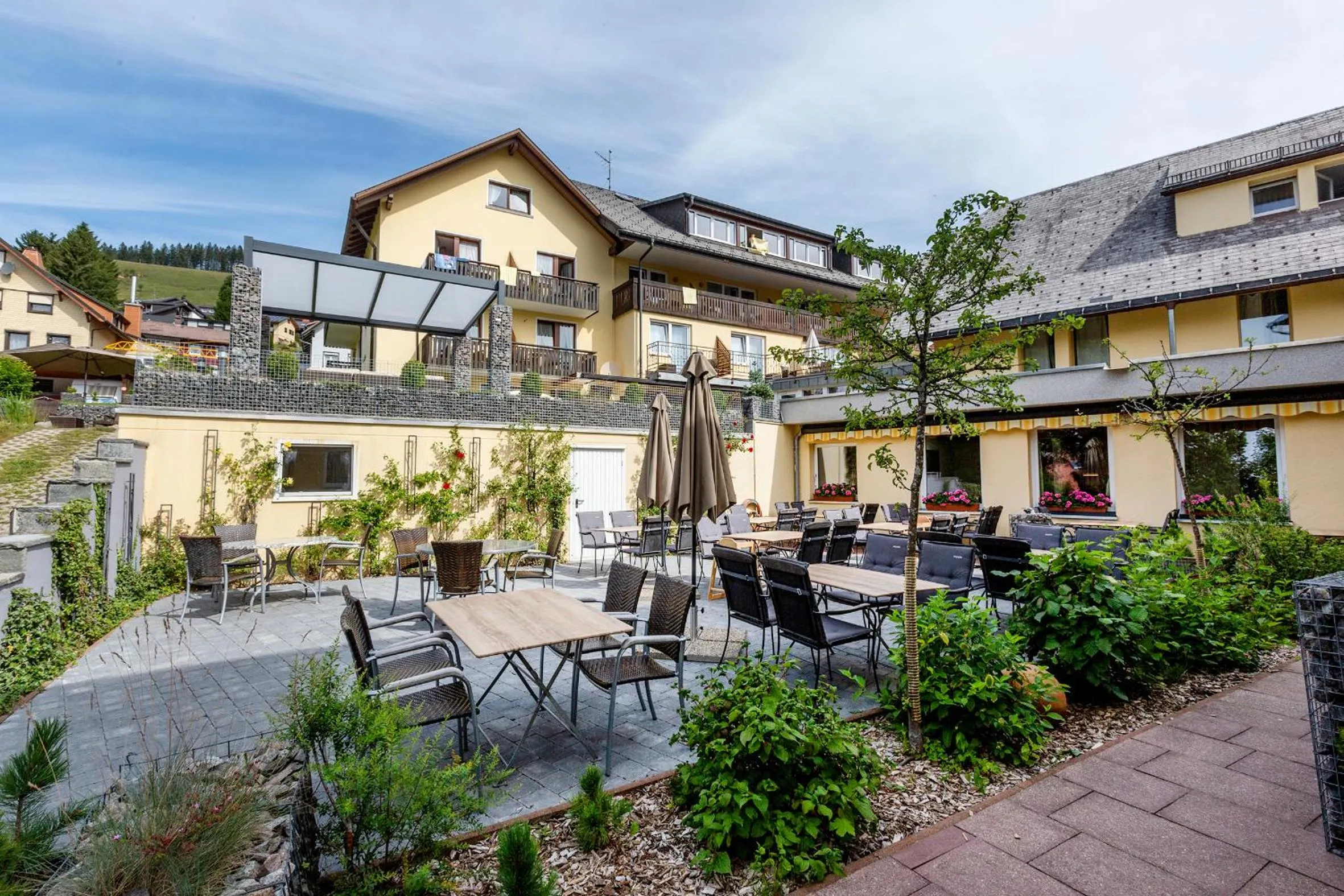 Patio in Hotel Engel - Familotel Hochschwarzwald