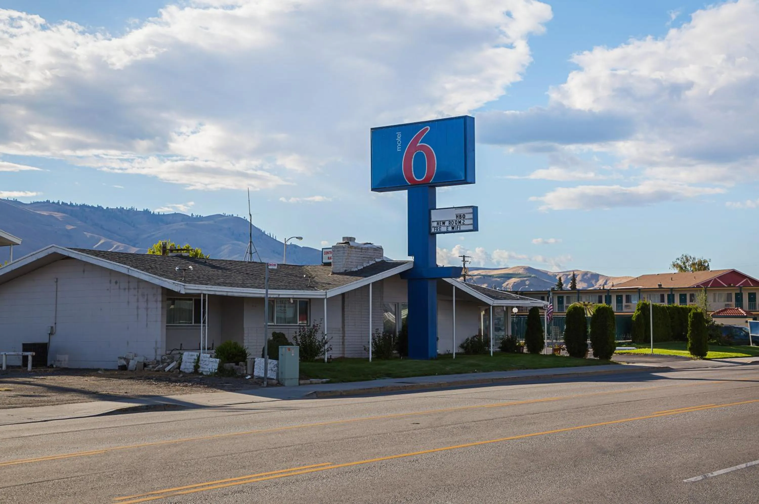 Facade/entrance in Motel 6-Wenatchee, WA