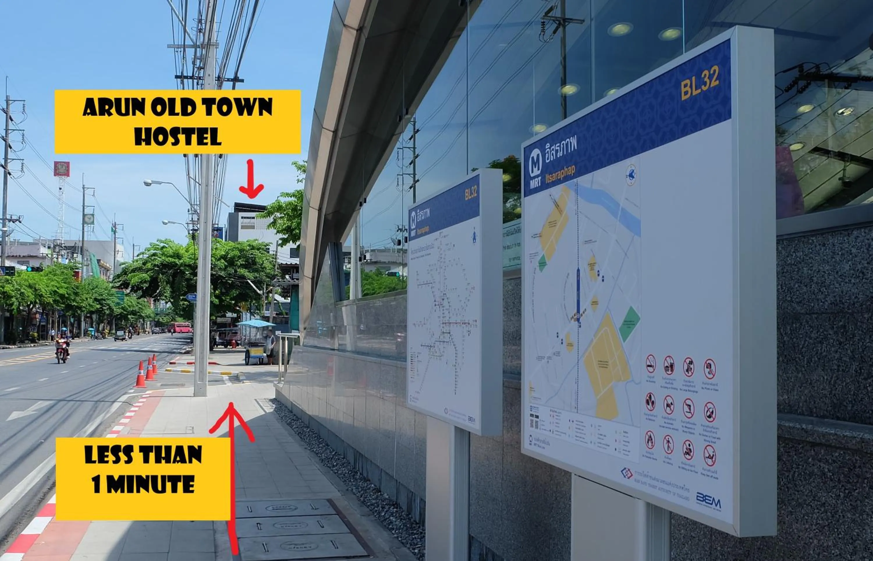 Facade/entrance in Arun Old Town