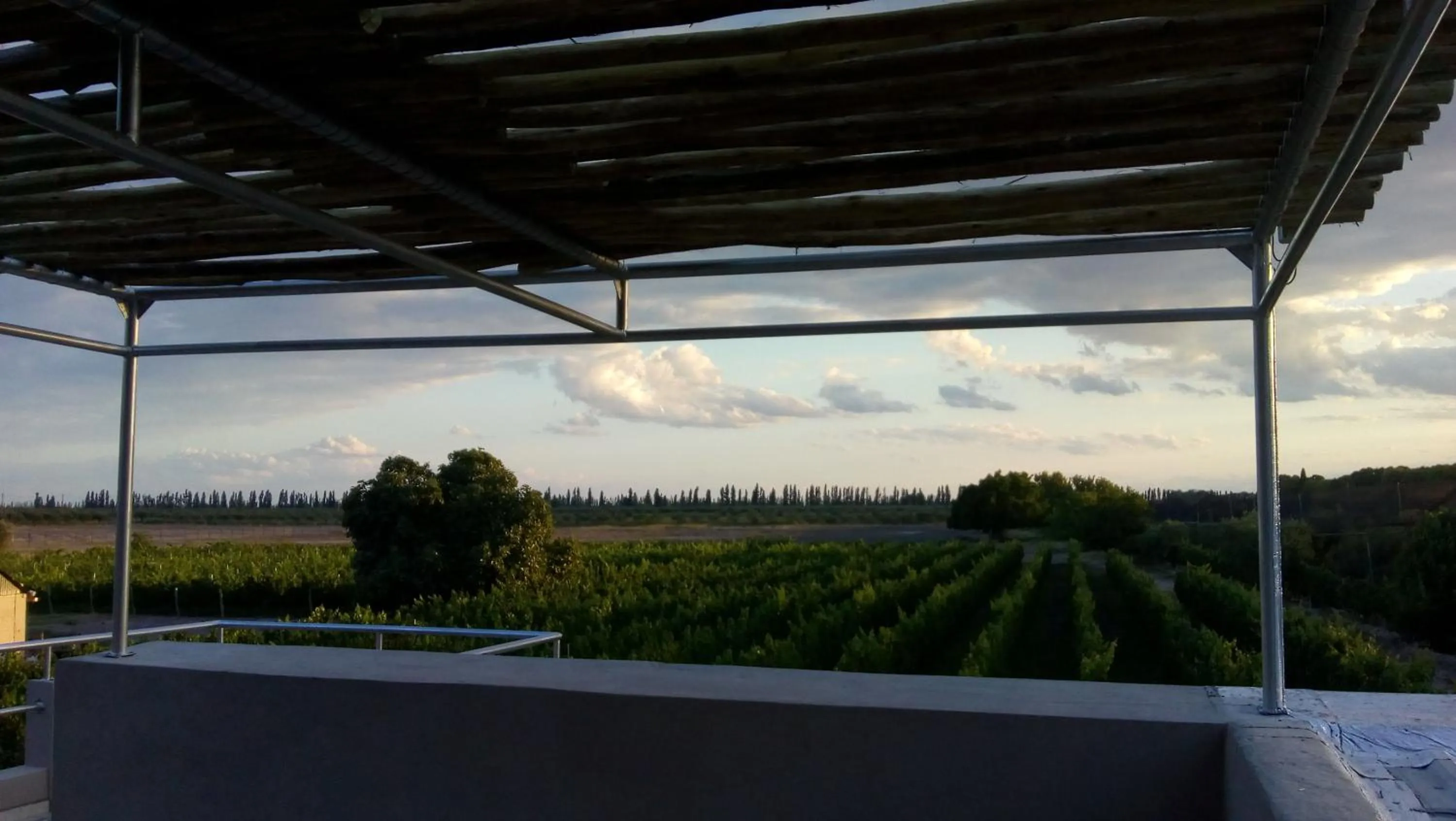 Balcony/Terrace in Posada Cavieres Wine Farm