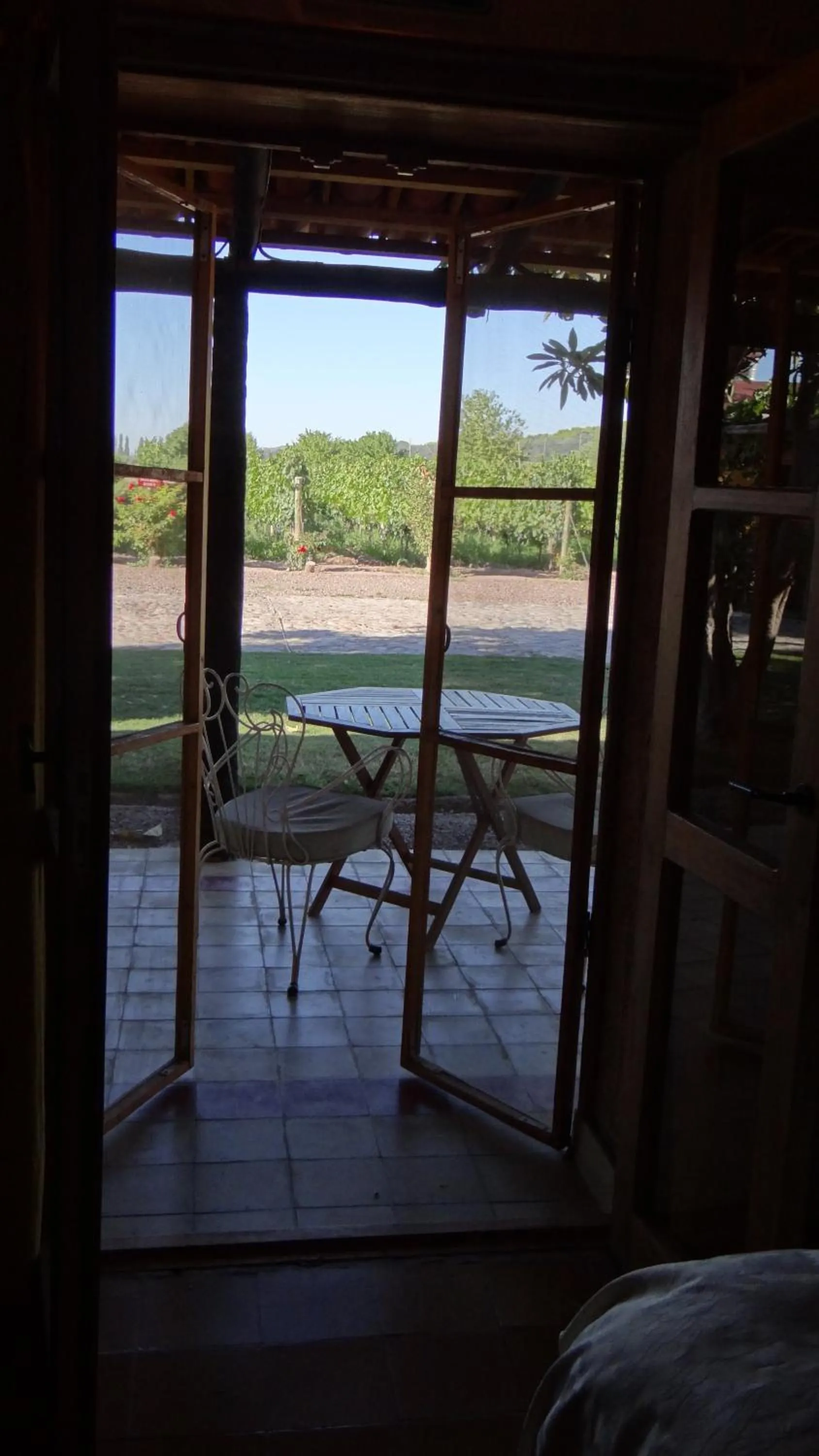 Balcony/Terrace in Posada Cavieres Wine Farm