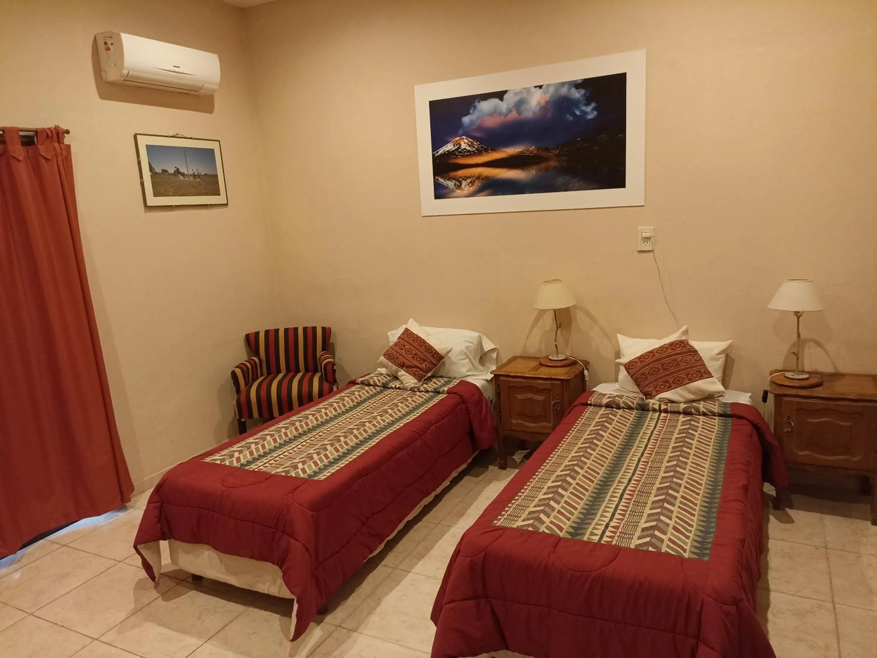 Bed in Posada Cavieres Wine Farm