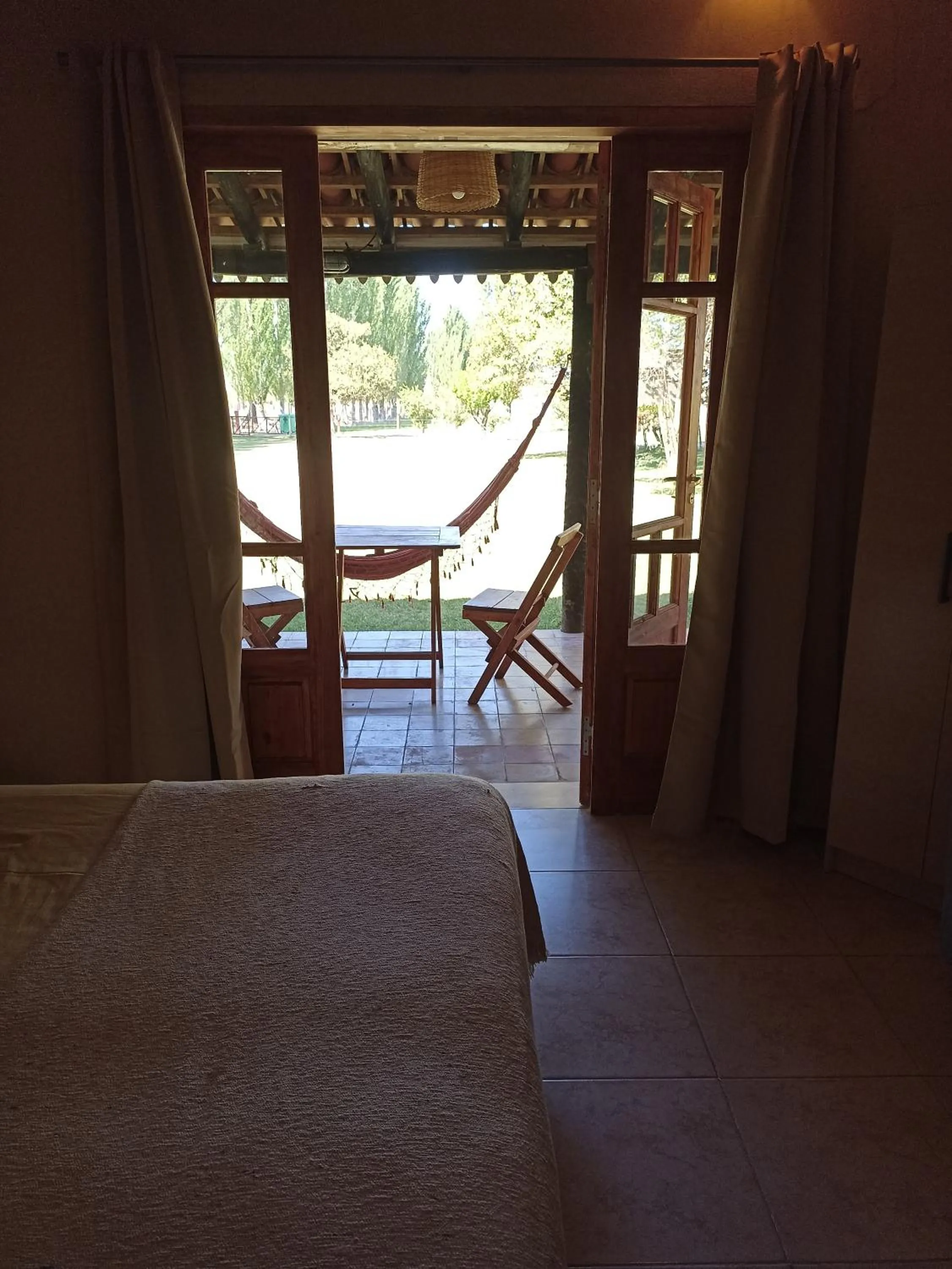 Bed in Posada Cavieres Wine Farm