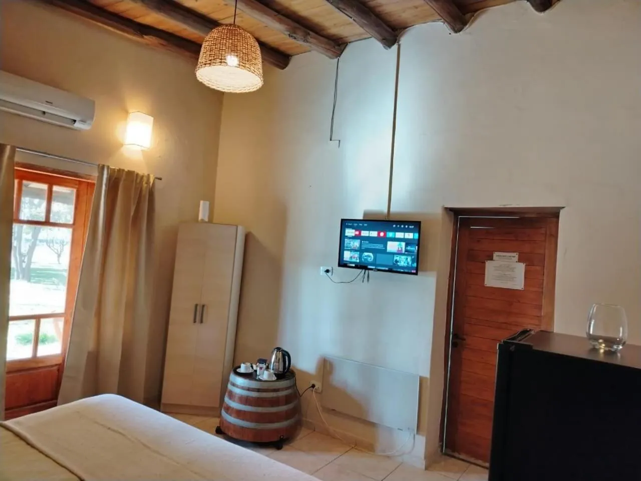 Bed in Posada Cavieres Wine Farm