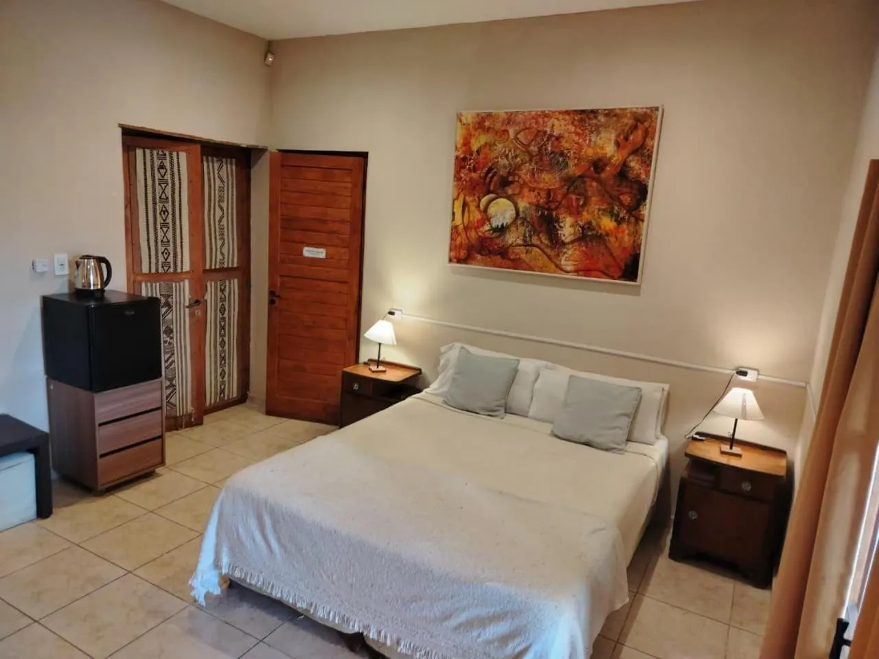 Bed in Posada Cavieres Wine Farm