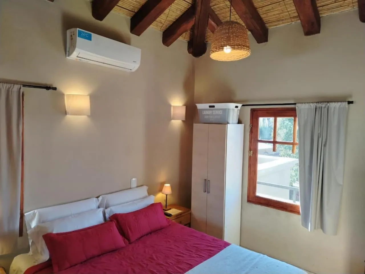 Bed in Posada Cavieres Wine Farm