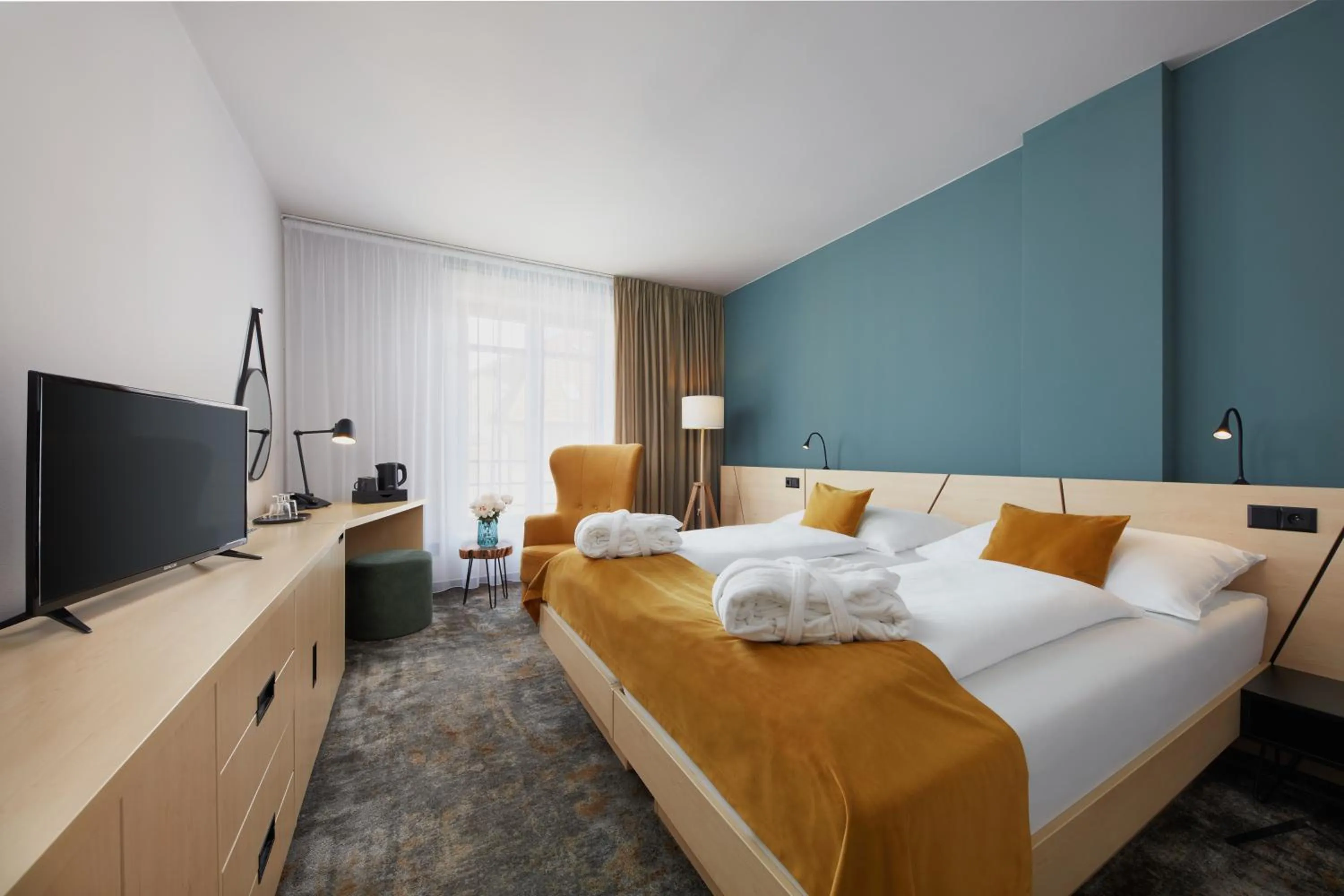 Photo of the whole room, Bed in Spa Hotel Felicitas