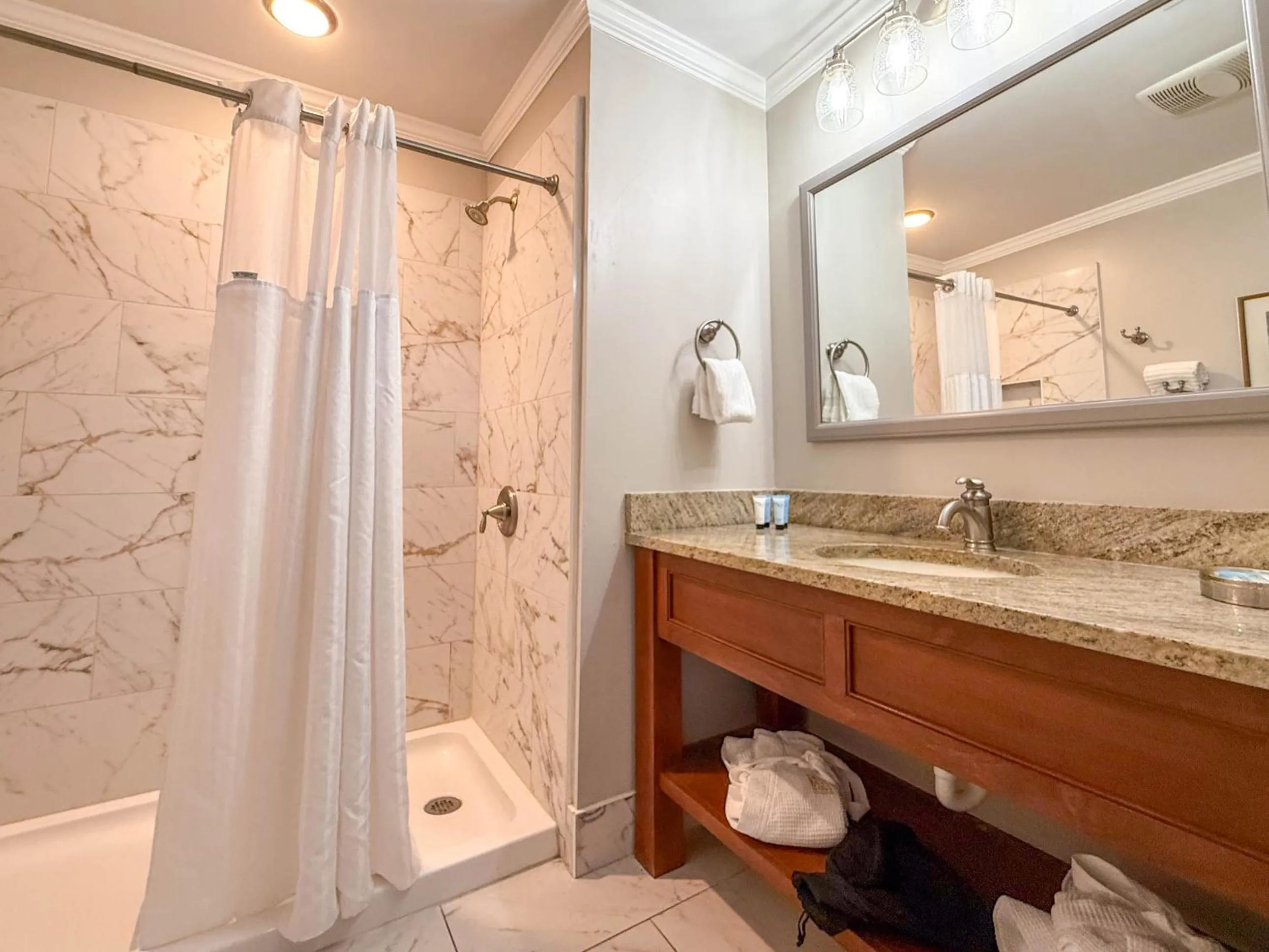 Bathroom in East Bay Inn, Historic Inns of Savannah Collection