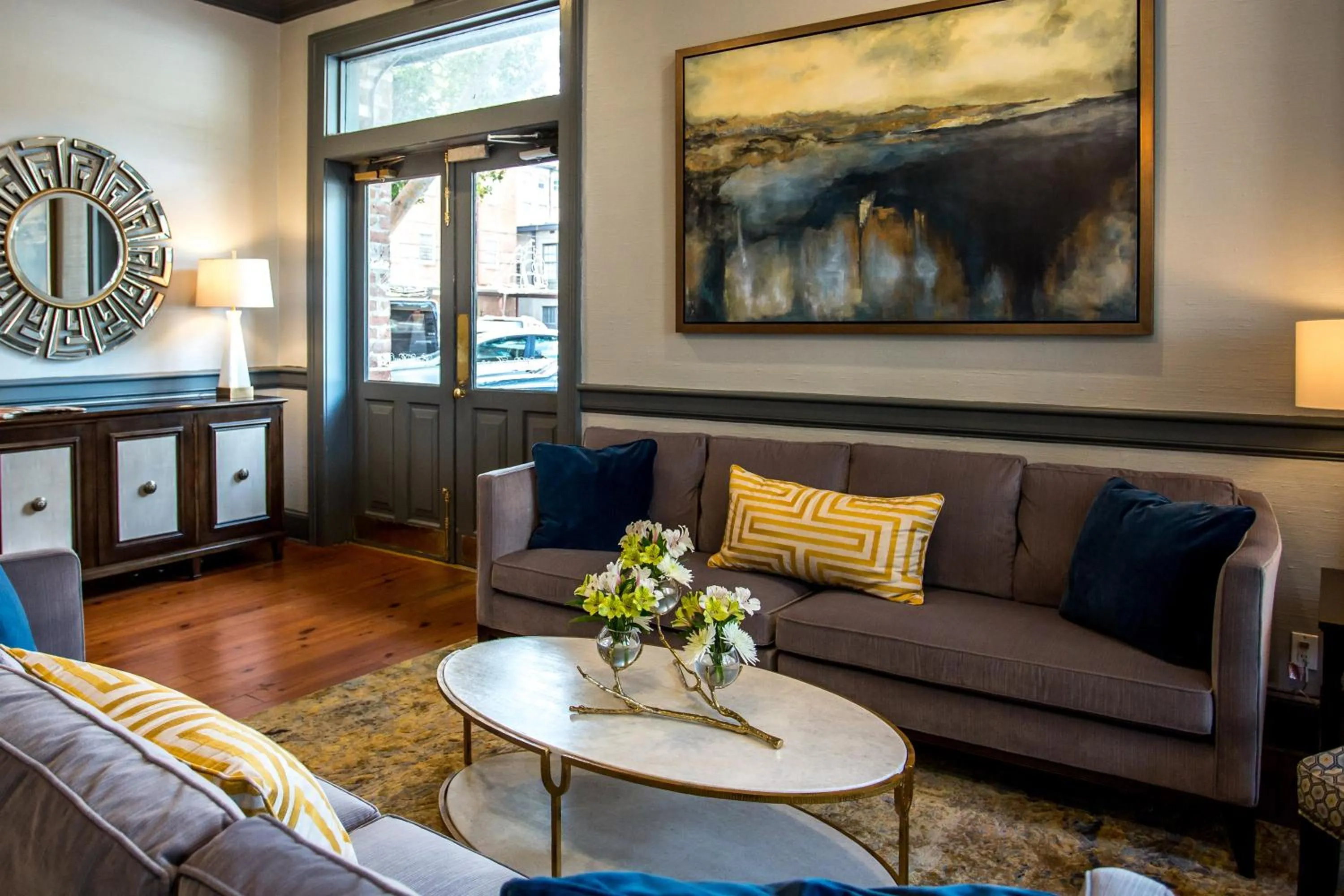 Lobby or reception in East Bay Inn, Historic Inns of Savannah Collection