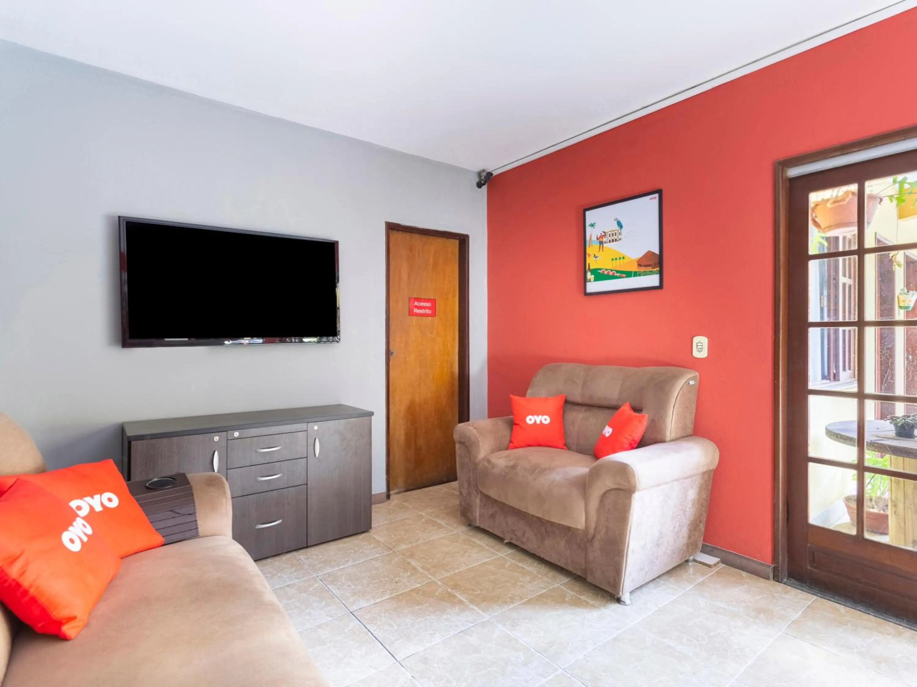 Seating area in OYO Hotel Recanto Do Alto, Teresópolis