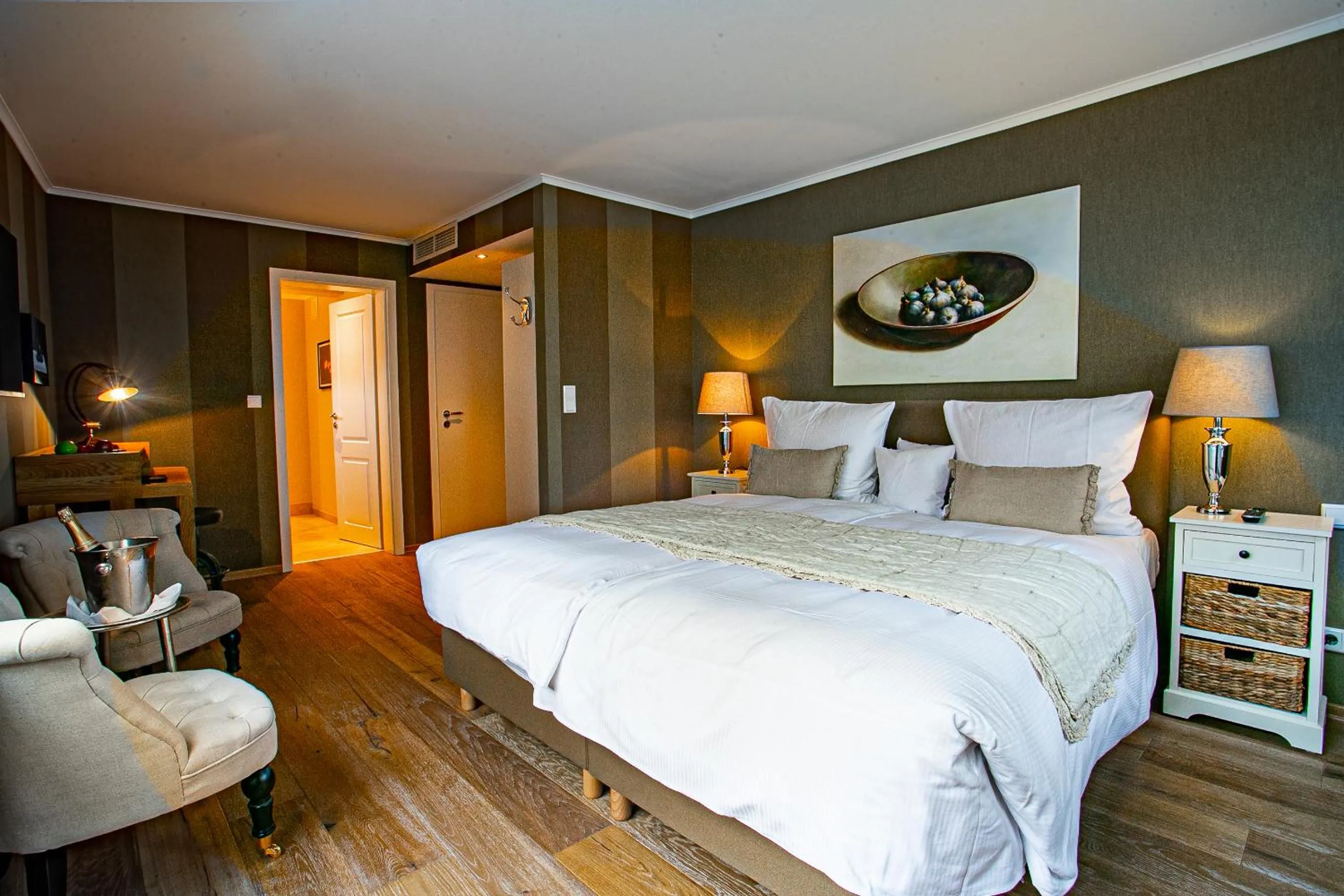 Bed in Hotel Kronenschlösschen