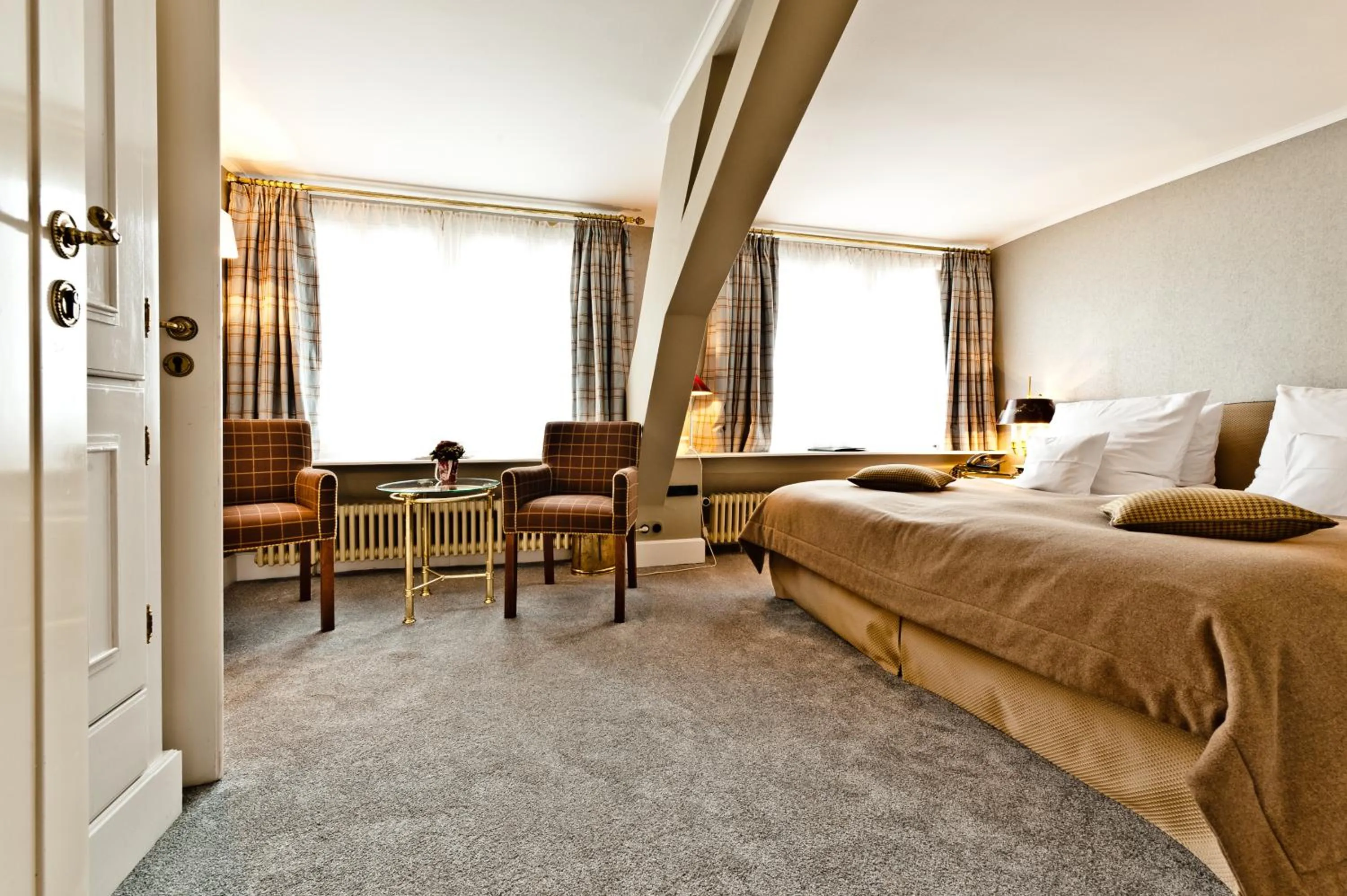 Bed in Hotel Kronenschlösschen