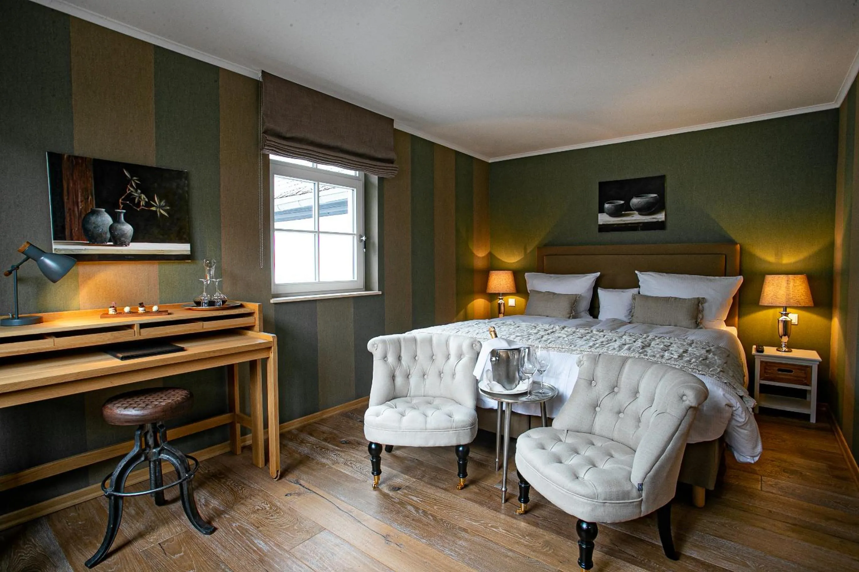 Bed in Hotel Kronenschlösschen