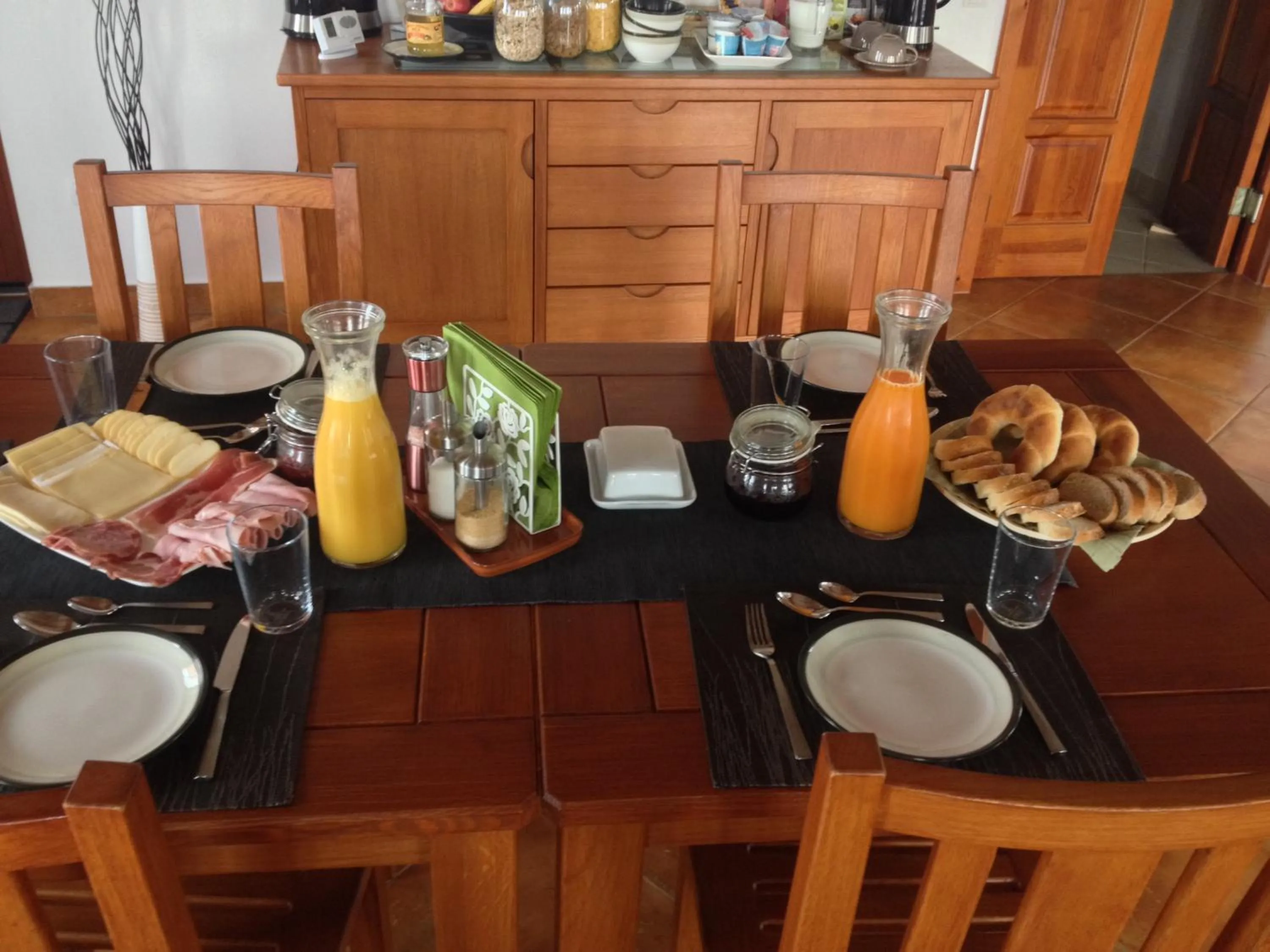 Breakfast in Bibic Nature Lodge