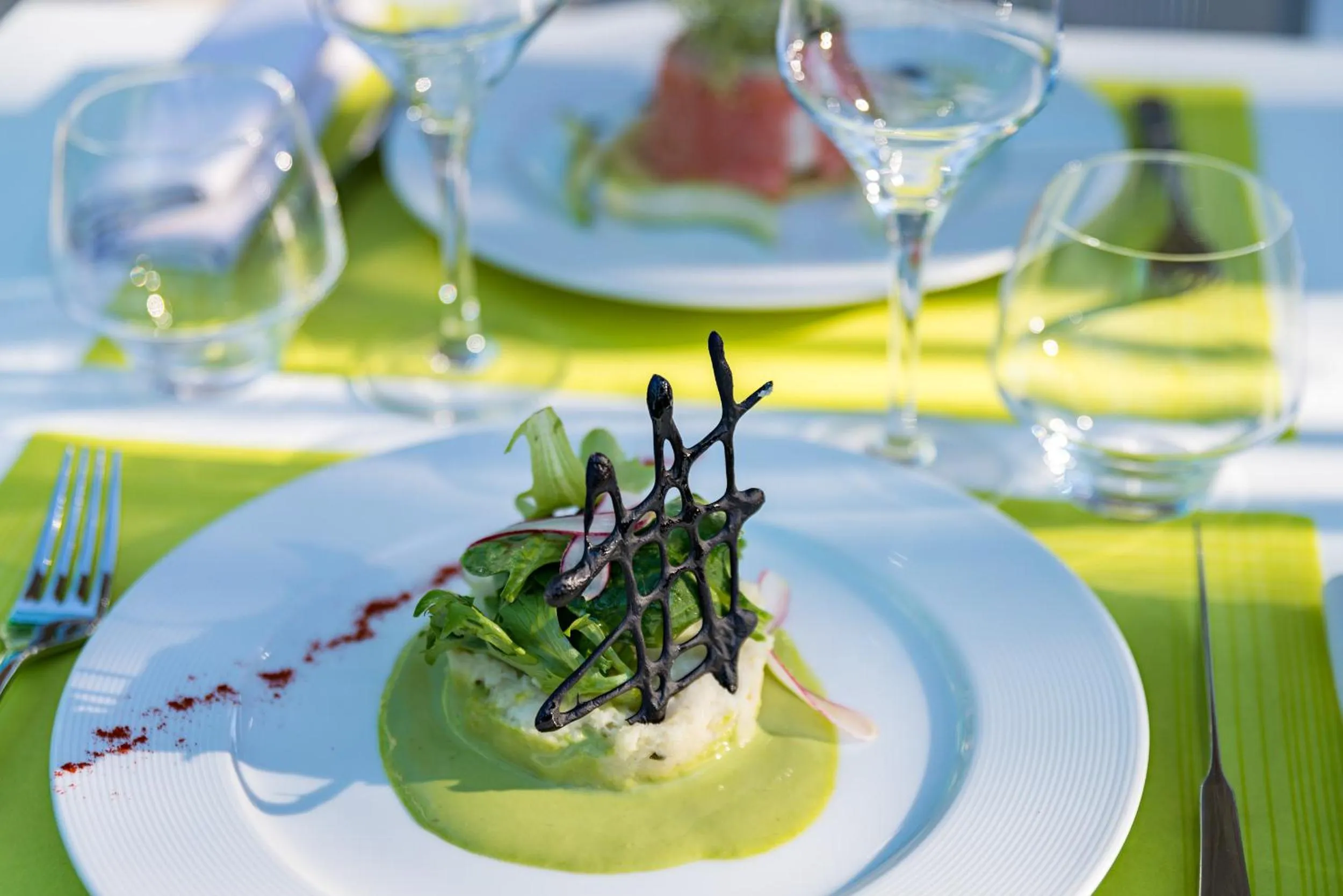 Food close-up in Eau Thermale Avène l'hôtel