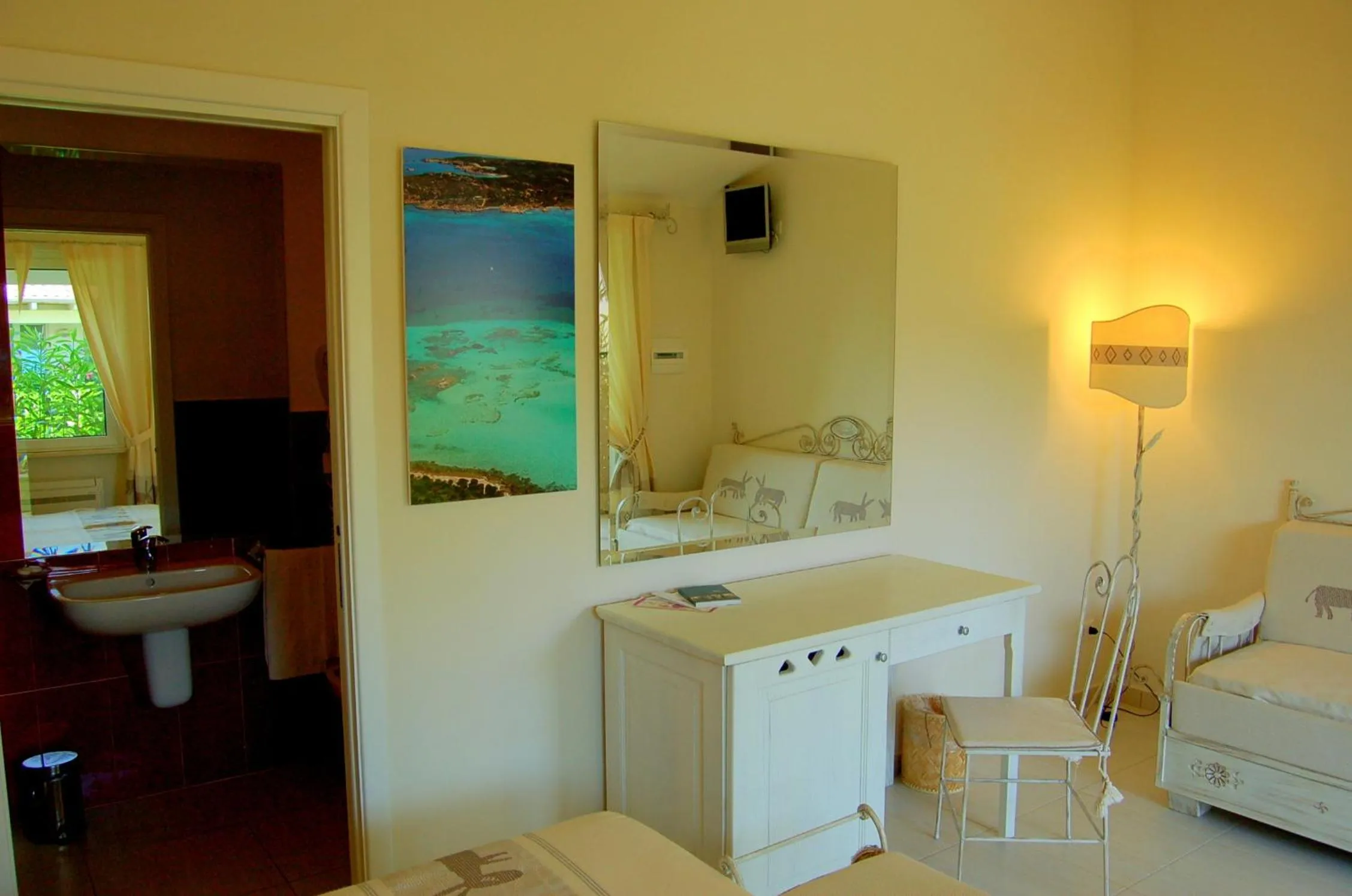 Decorative detail, Bed in Hotel Budoni Beach