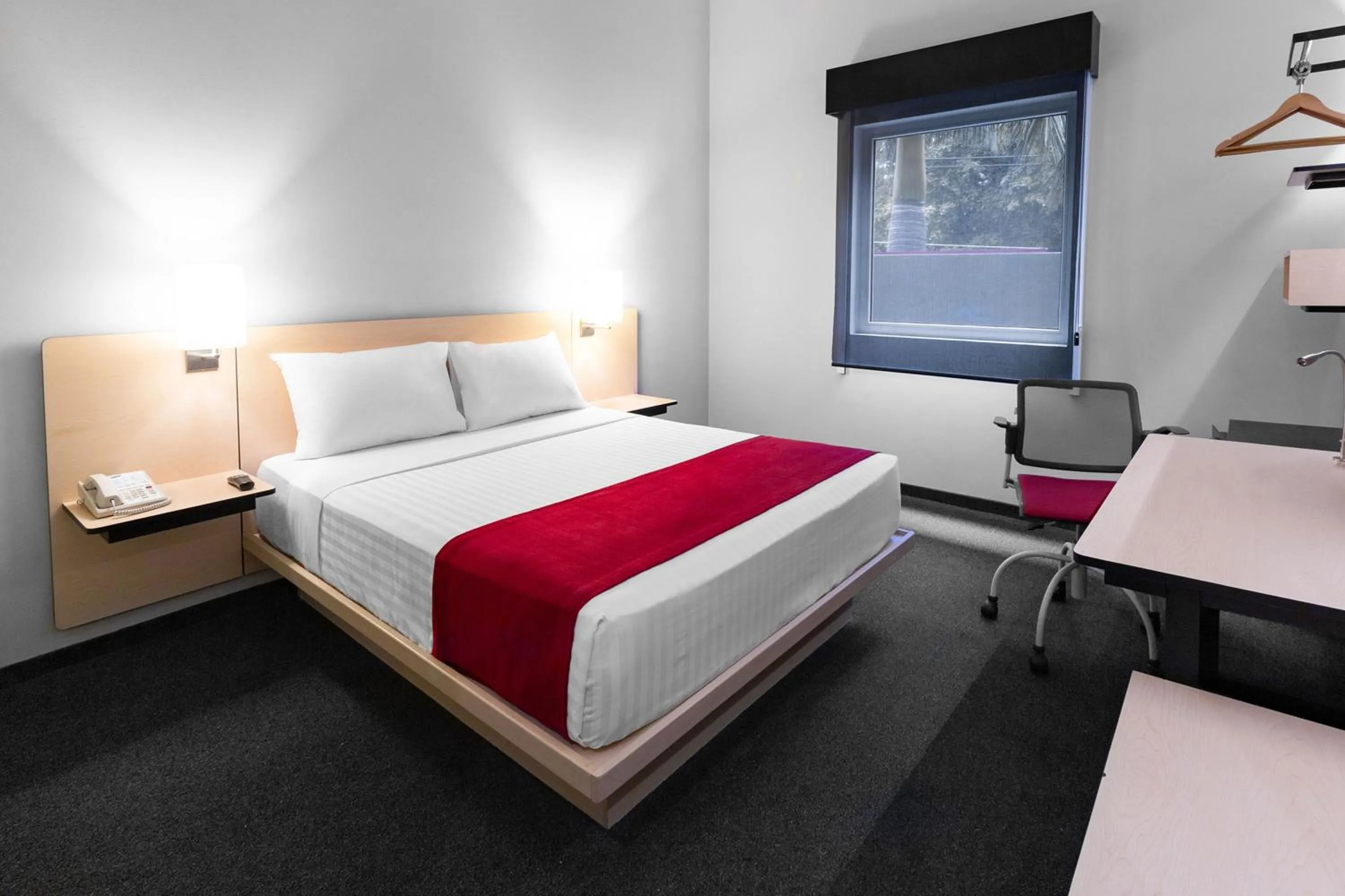 Bedroom, Bed in City Express Plus by Marriott Guadalajara Expo